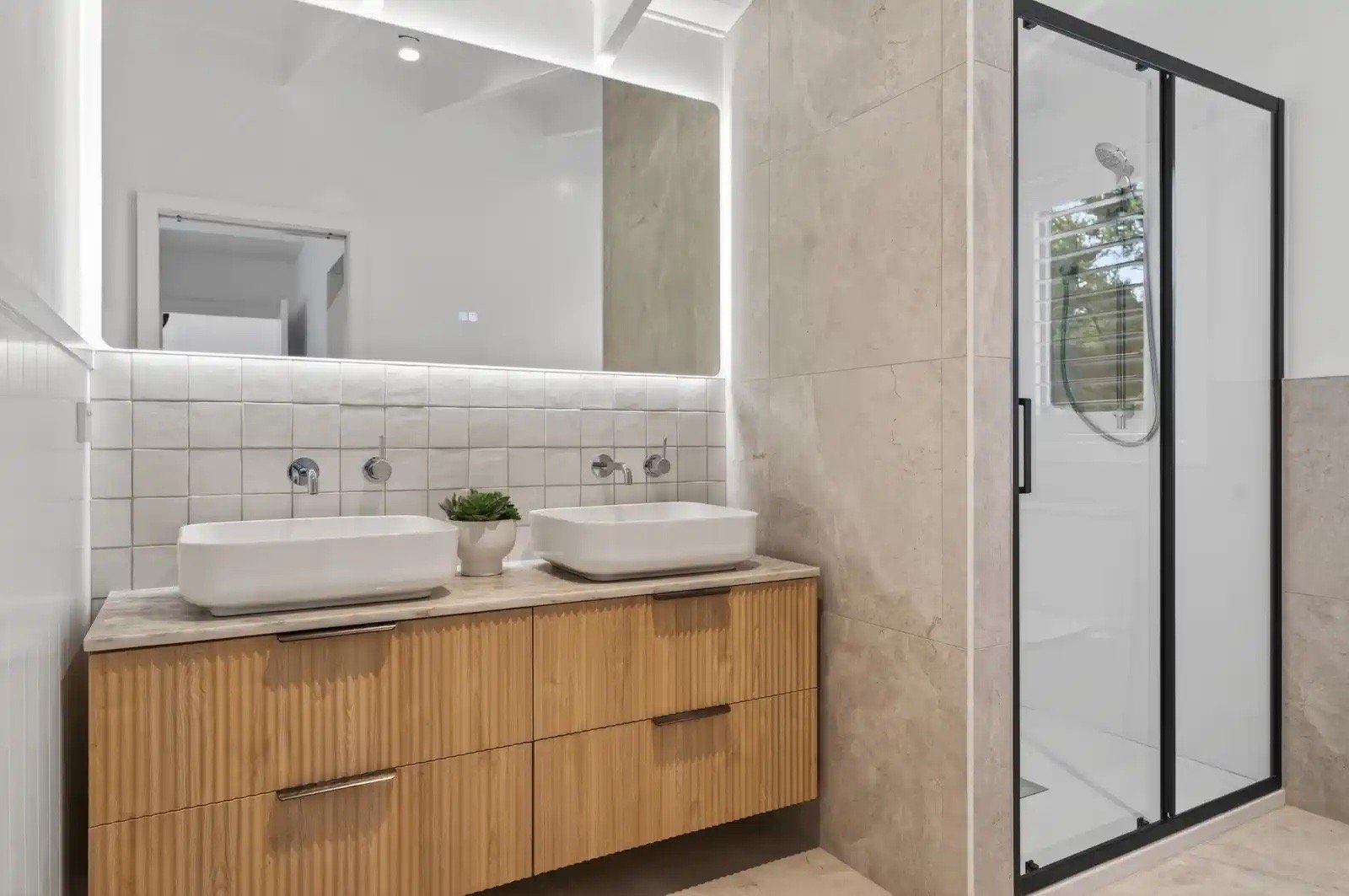 Kaiwaka Mangawhai Road home renovation - ensuite - CHR Builders