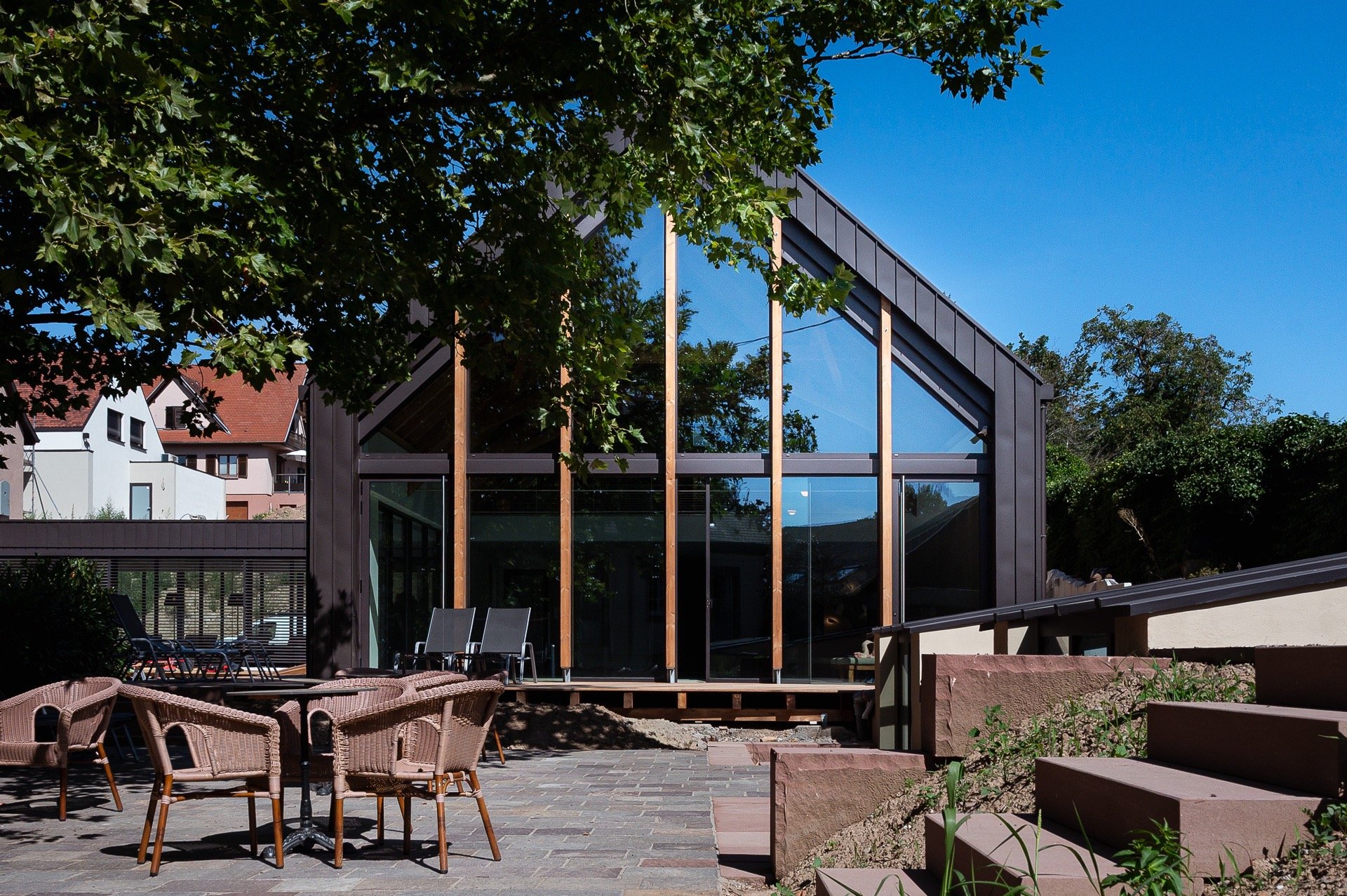 façade de l'espace SPA de l'hôtel L'Ami Fritz à OTTrott