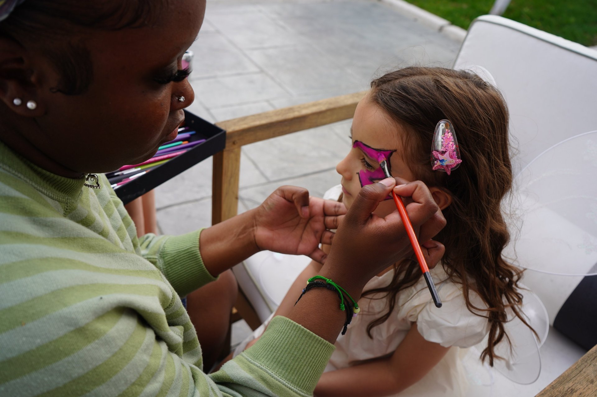 A face paint mask design