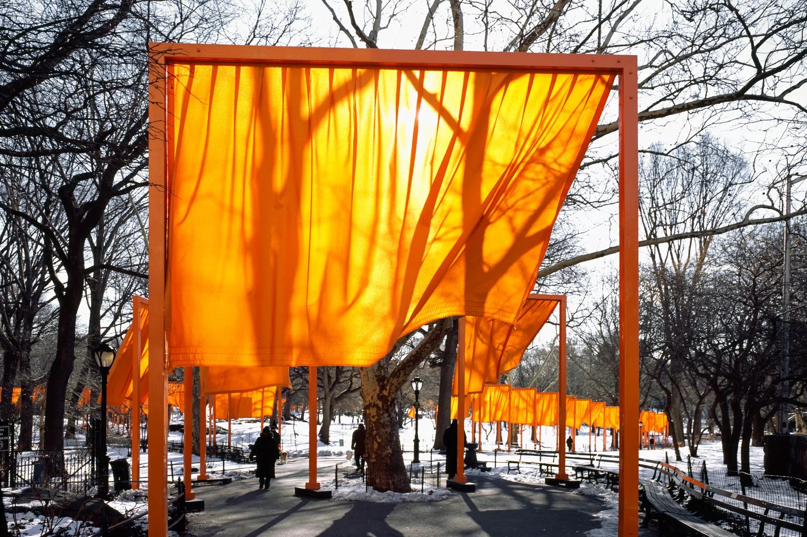 O projeto "The Gates" de Christo e Jeanne-Claude