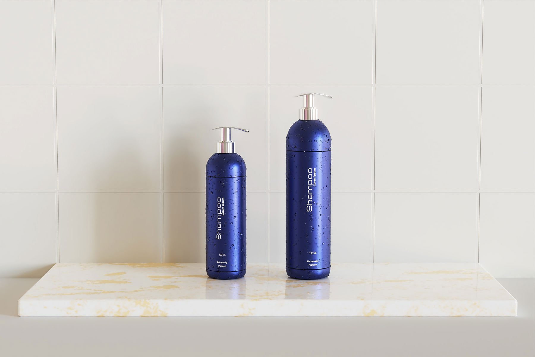 shampoo product renders