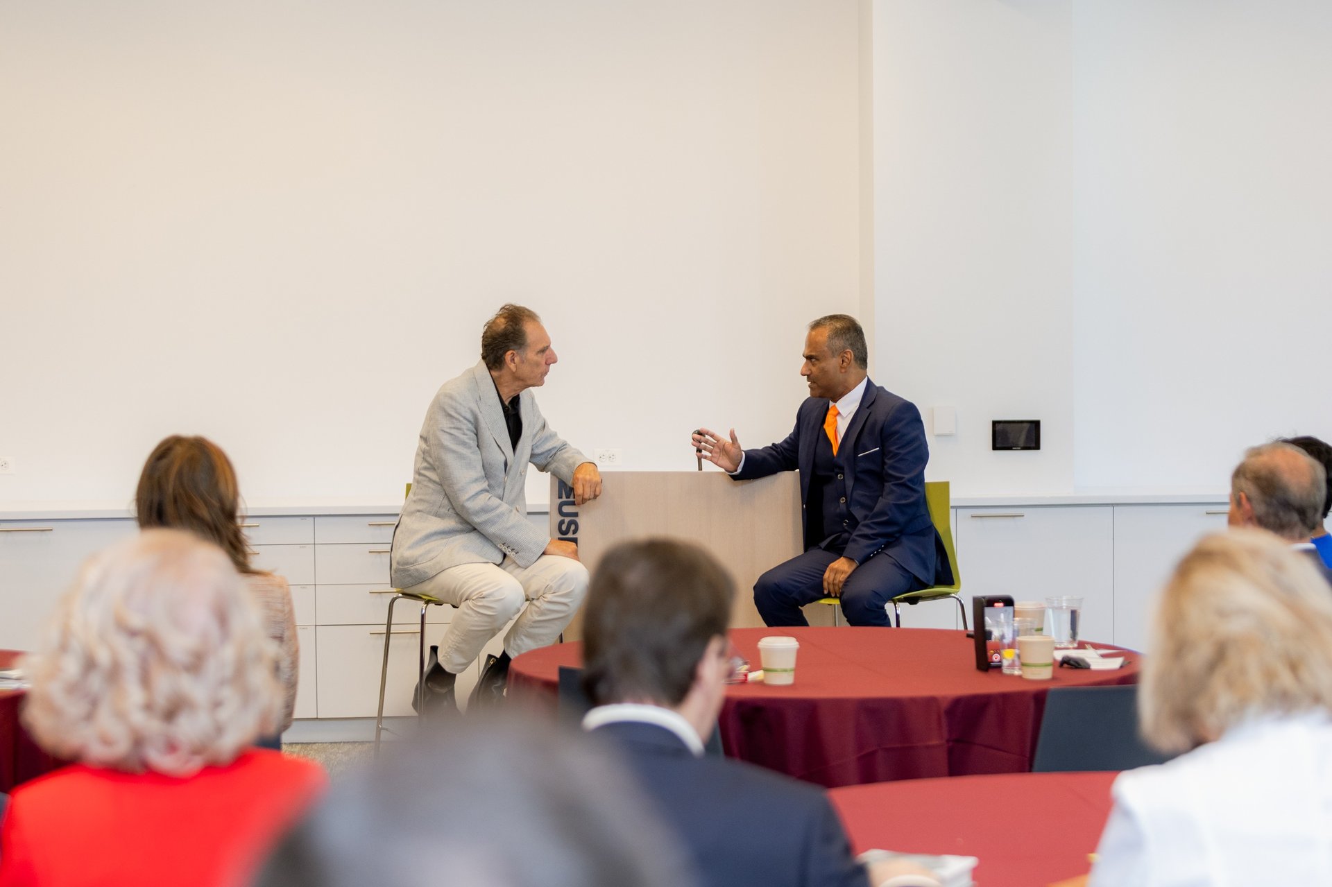 Nadeem Azhar and Michael Richards