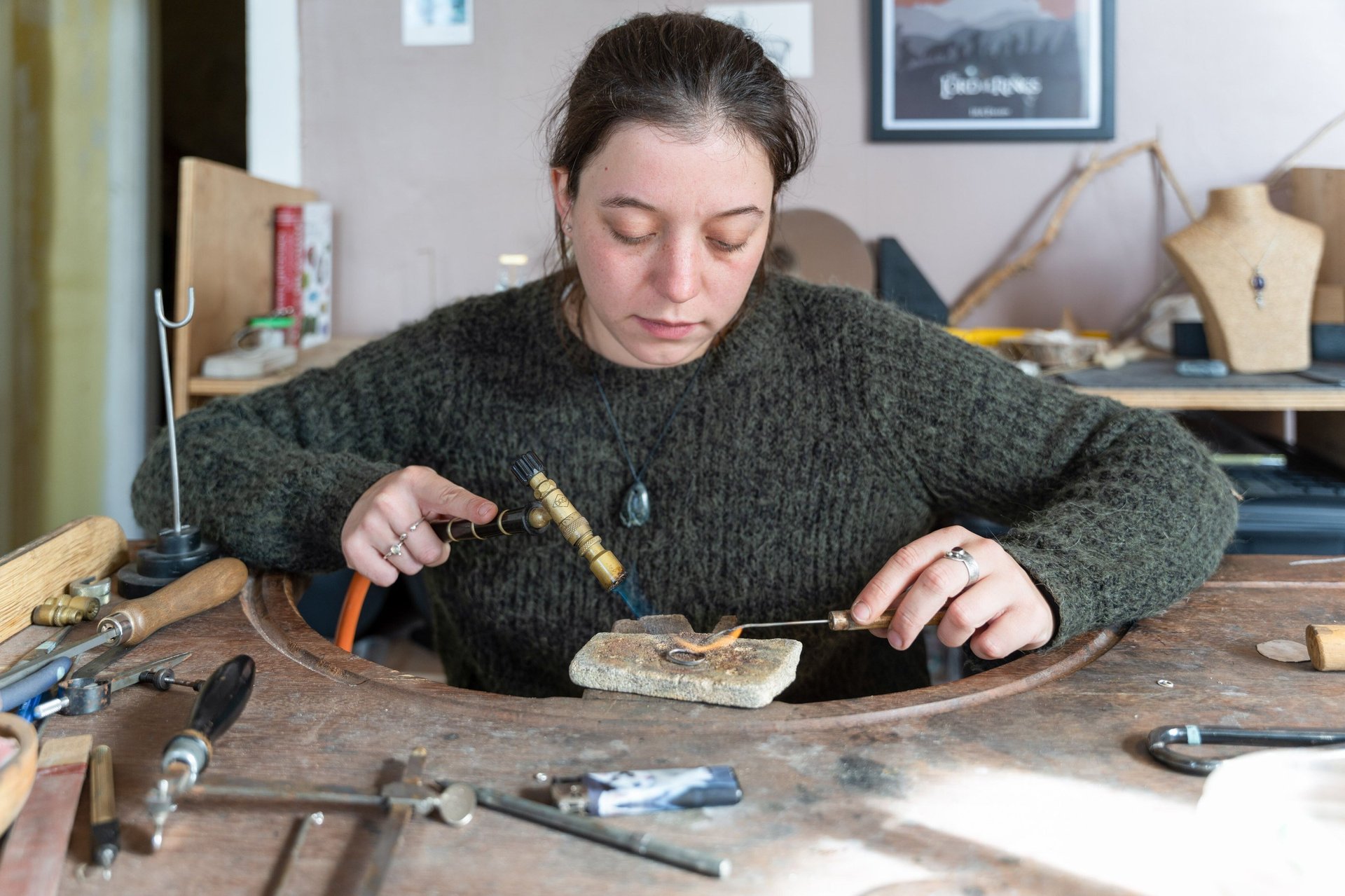 bijoutière travail artisanal