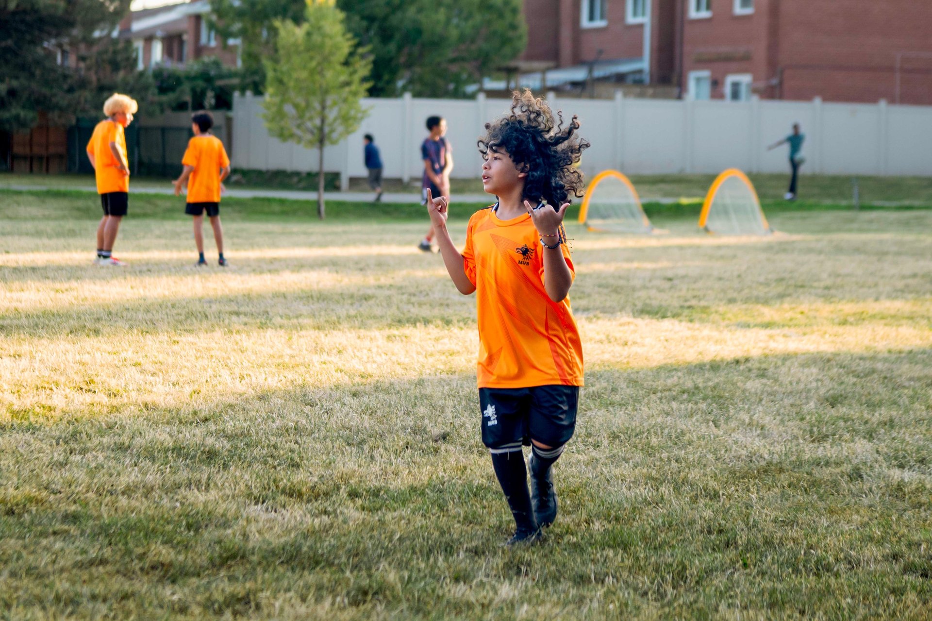 Kids soccer training developing confidence and life skills