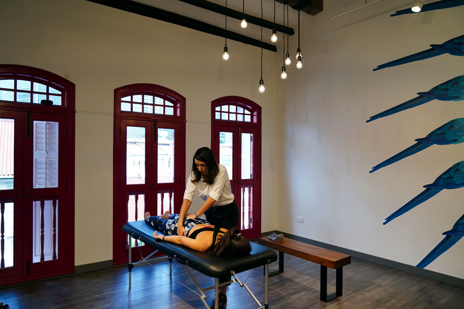 Osteopathy Malta follow-up treatment session with Olga Colombo