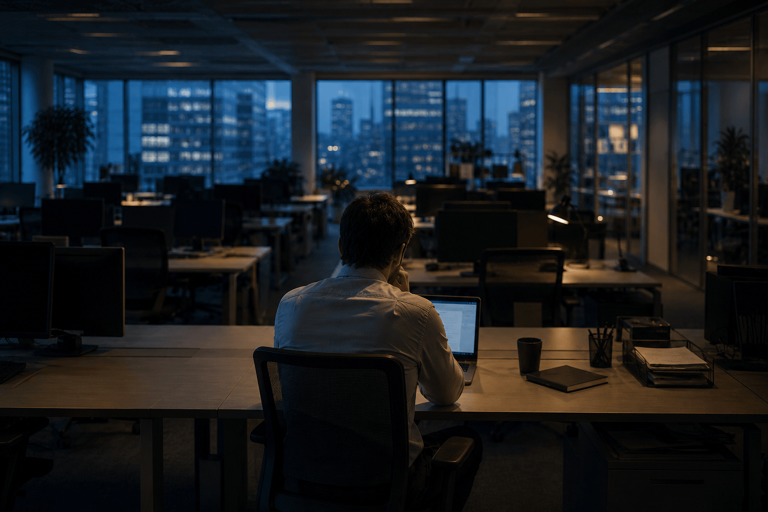 Cadre performant ressentant une perte de sens au travail