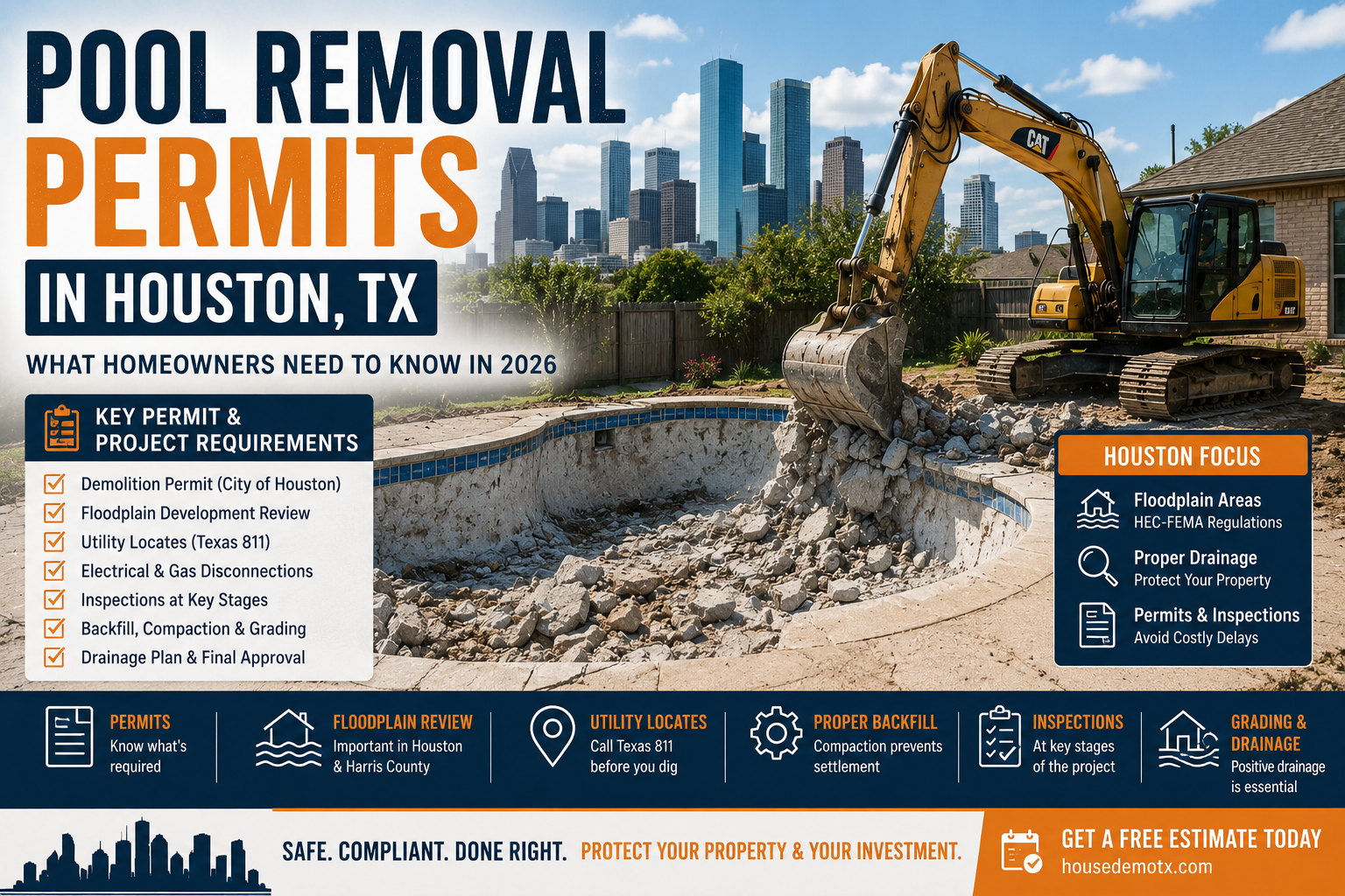 2026 Need To Know Pool Removal Permits Houston TX HouseDemoTX