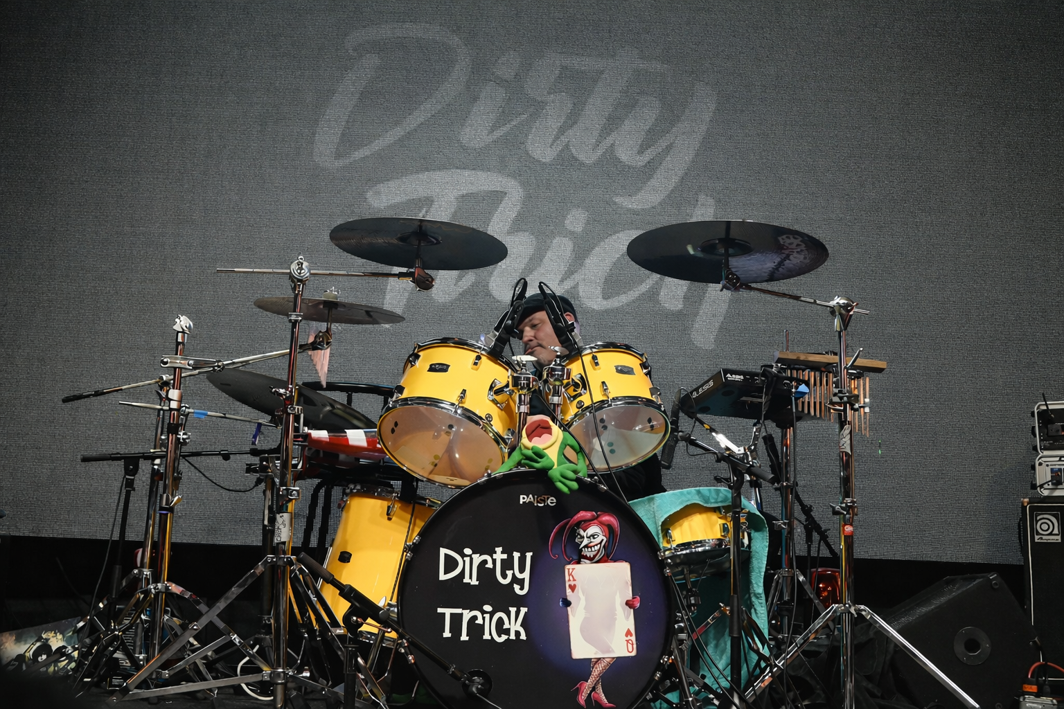 Richard Baker Drum Clinic for students.