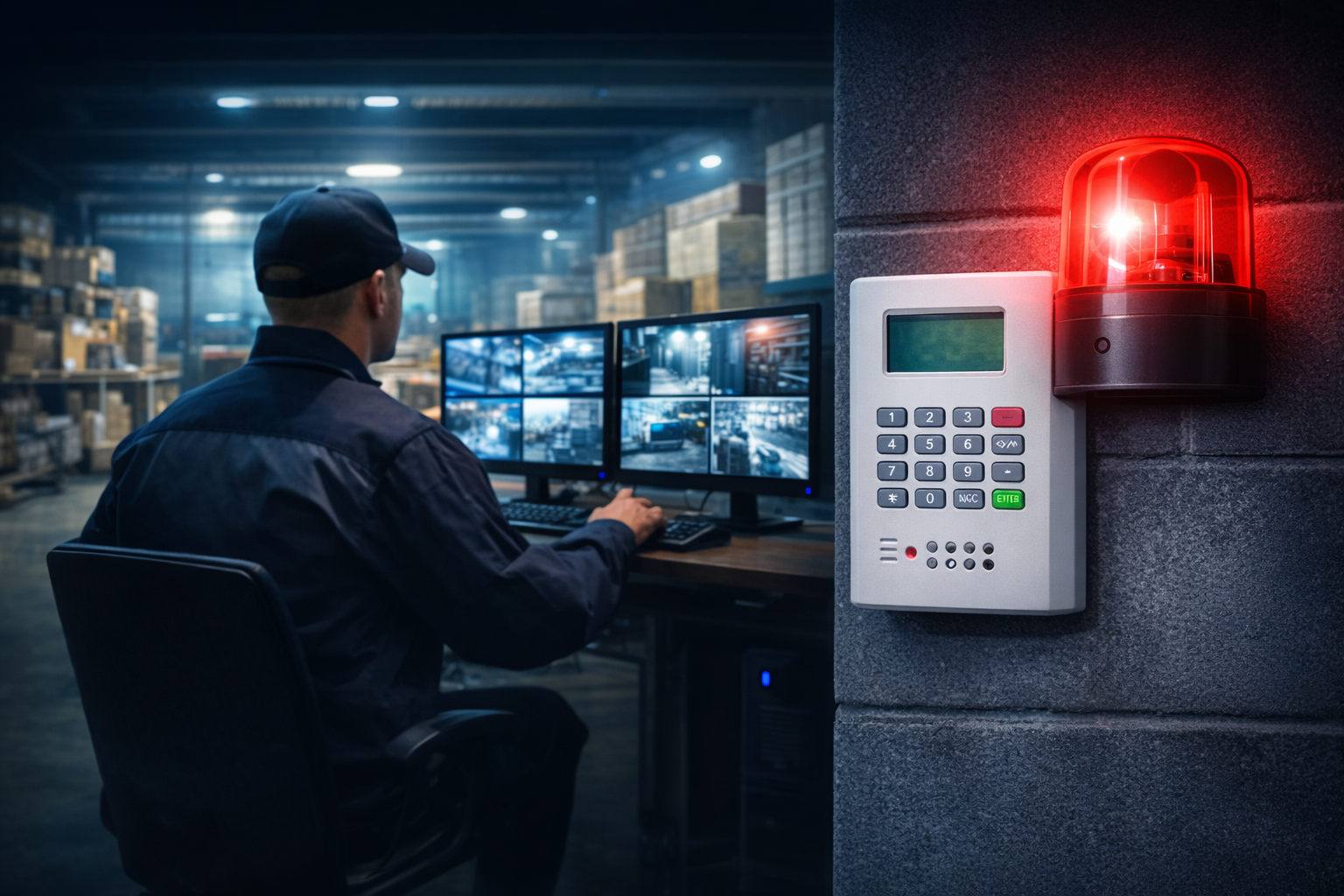 instalação de alarmes com monitoramento via app