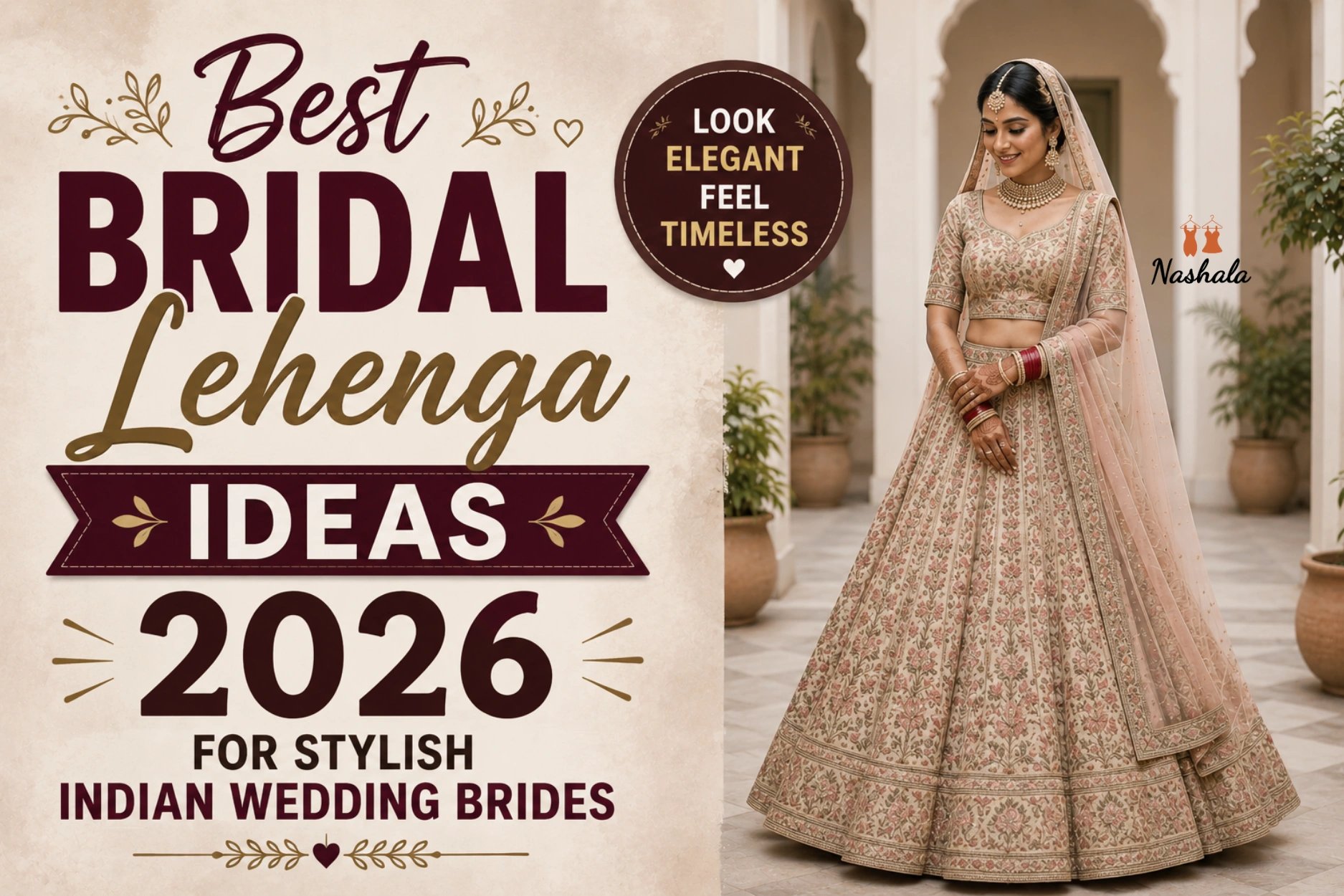 Best Bridal Lehenga Ideas 2026 for Stylish Indian Wedding Brides
