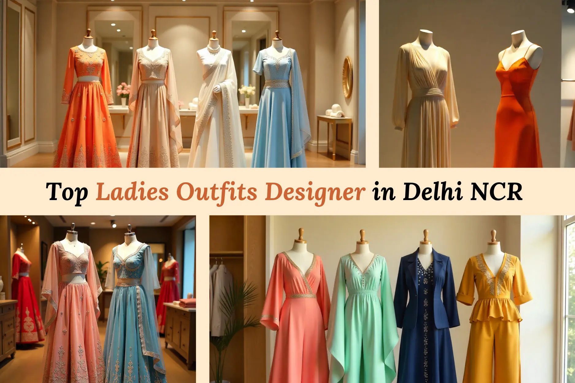 Top Ladies Outfits Designer in Delhi NCR