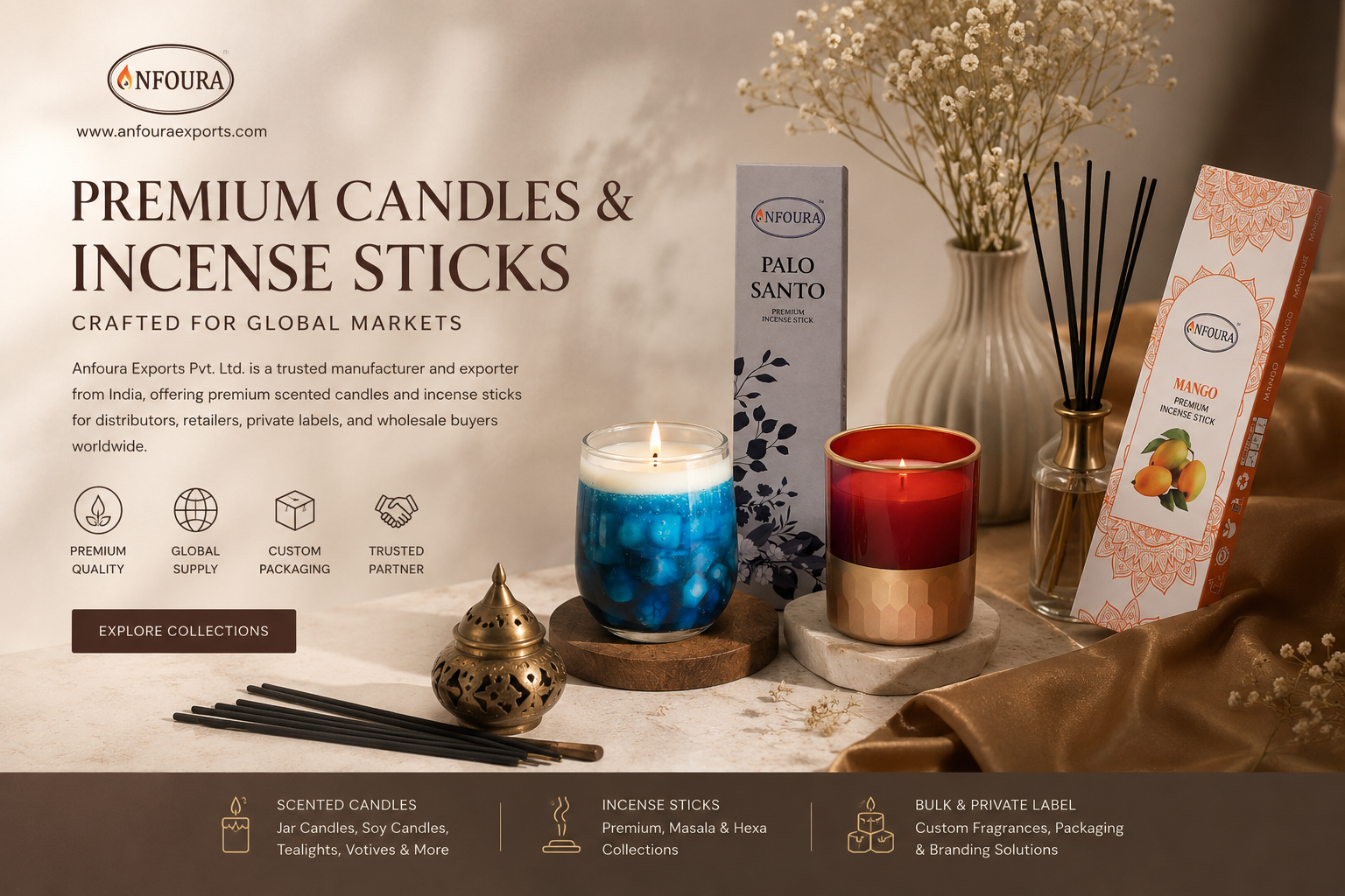 Premium Incense and Candles