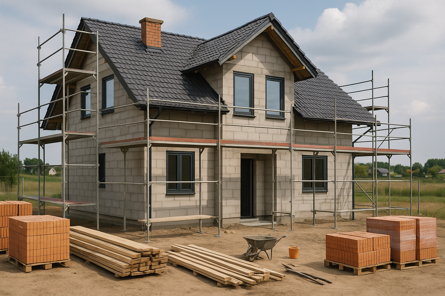 Dom w budowie - PDU Polskie Doradztwo Ubezpieczeniowe