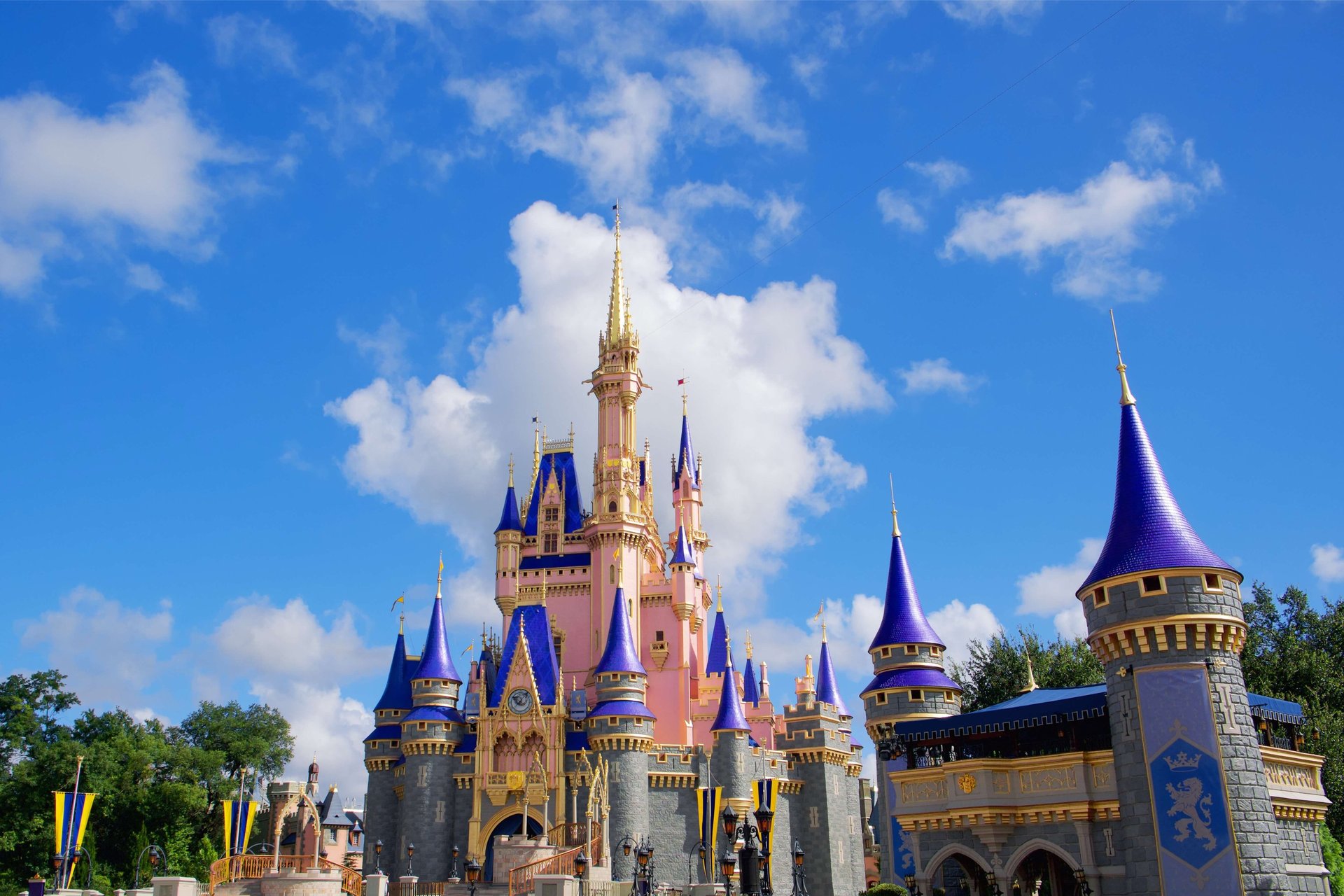 Cinderella Castle in Magic Kingdom at Walt Disney World in Florida