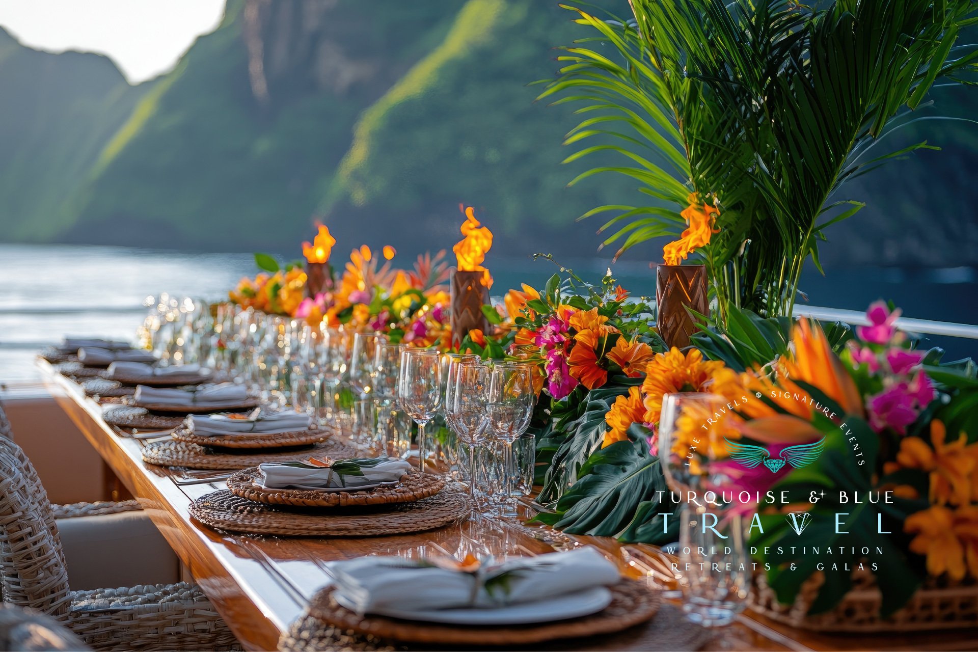 Fundraising and awards gala for major campaign, beautiful international location