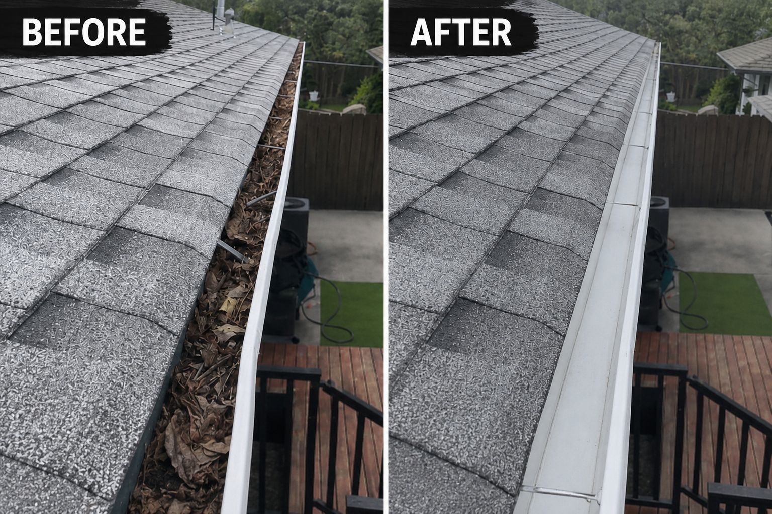 Professional gutter cleaning service in Calgary.