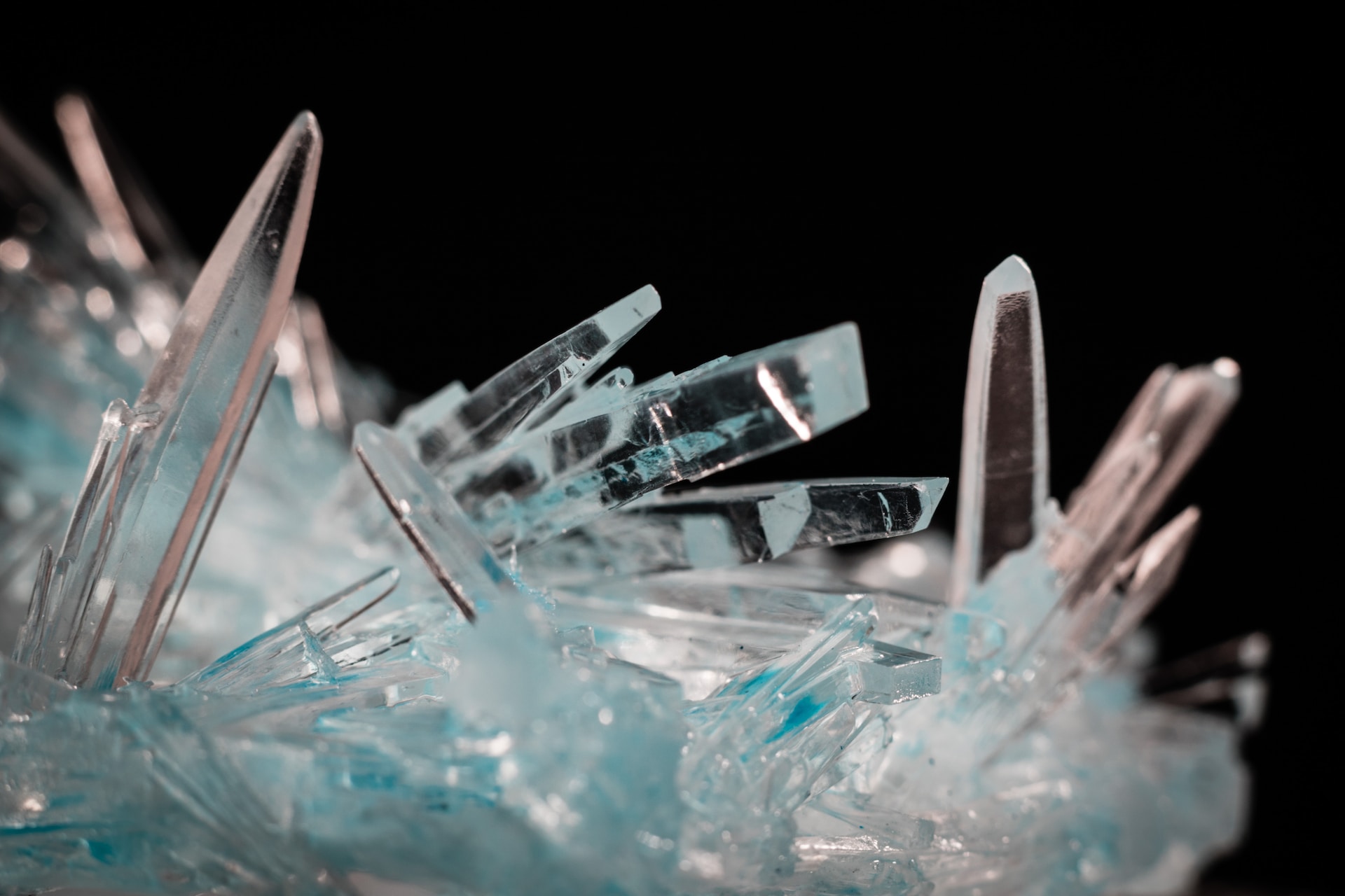 the beauty clear quartz crystals