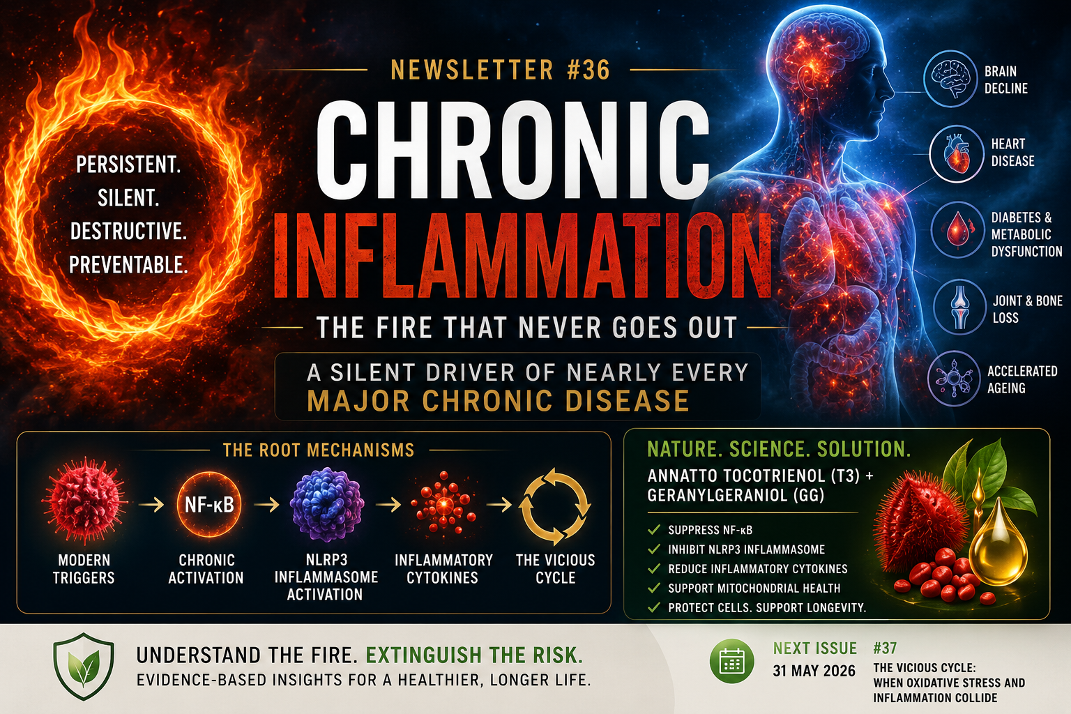 Chronic Inflammation - The Fire That Never Goes Out