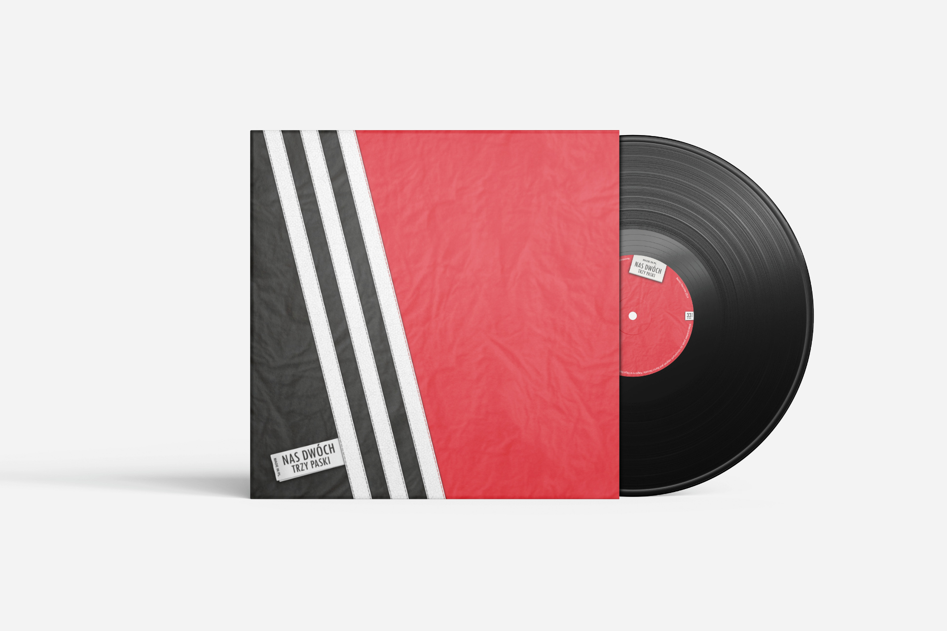 Vinyl album in a sleeve front cover