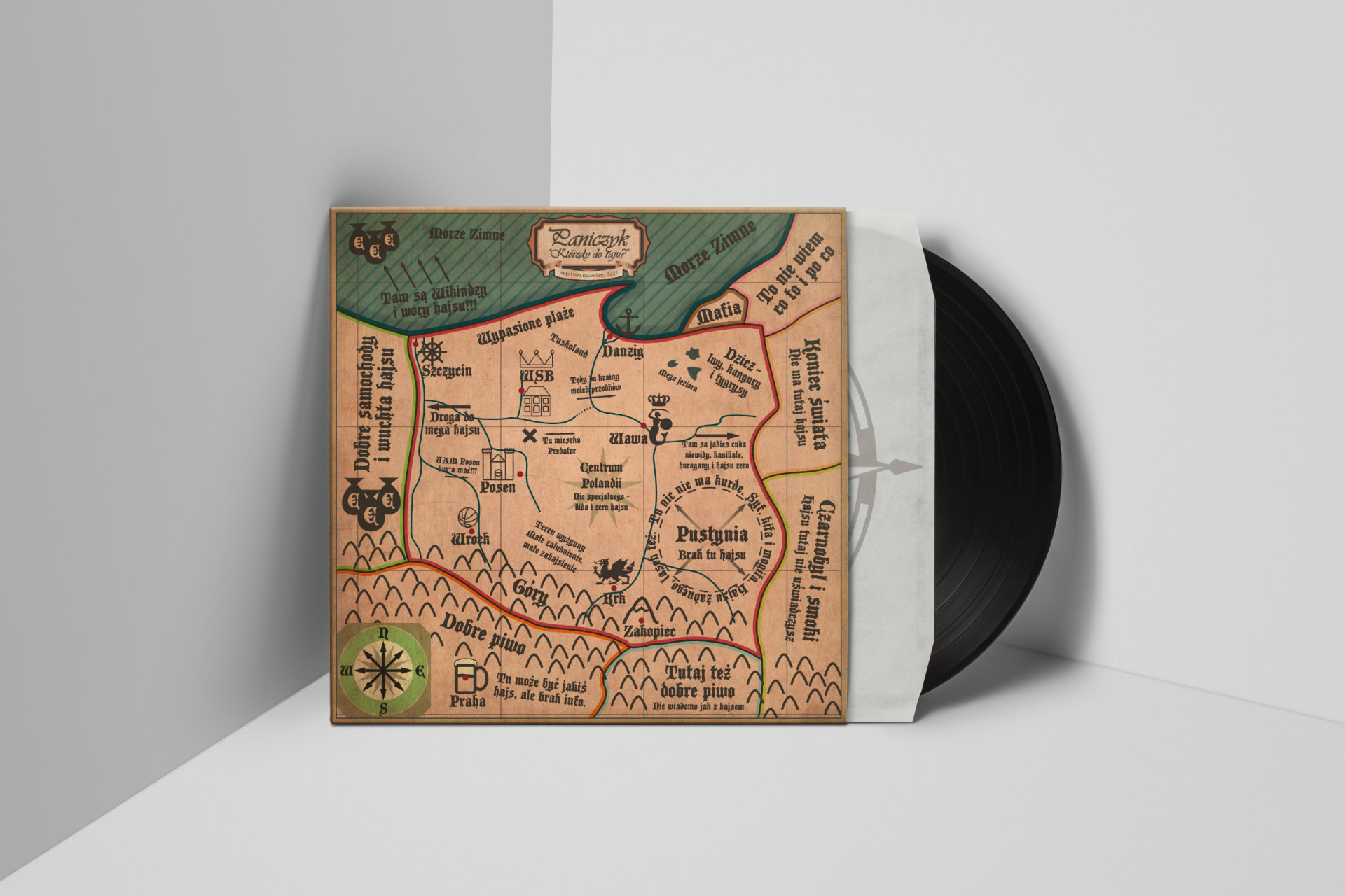 Paniczyk vinyl album in a sleeve