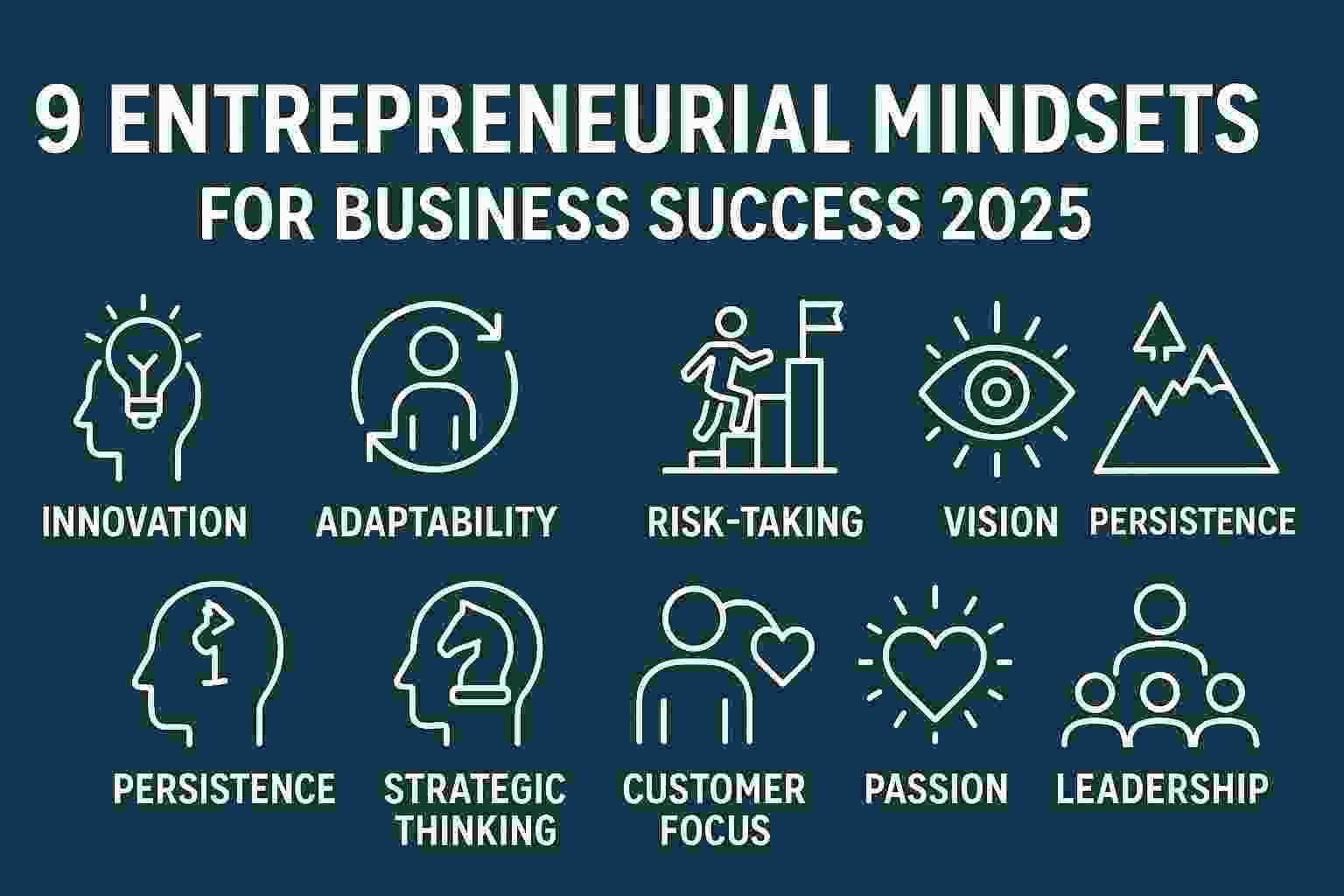 9 Entrepreneurial Mindsets for Business Success 2025