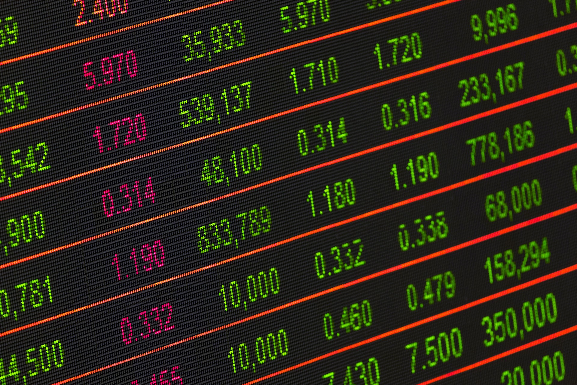 stock market investment numbers represent blog post about gold ira role in volatile markets