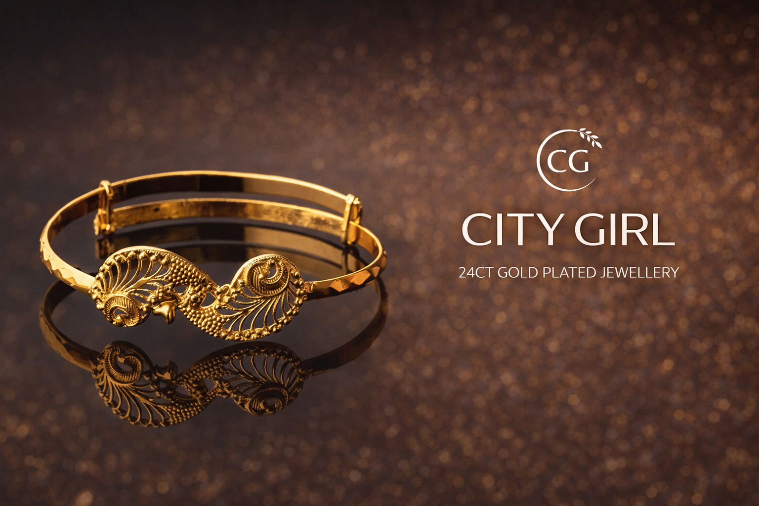 City Girl Jewellery - City Gold Jewellery -18Carat Gold Plated Bridal Wear Party Wear Daily Wear