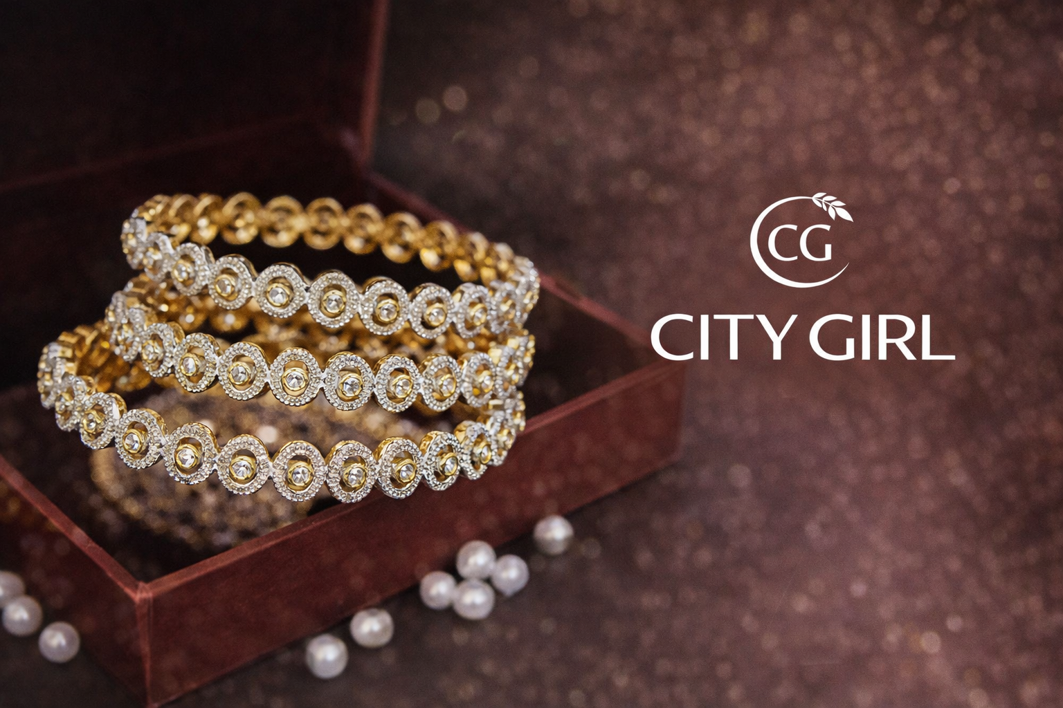 City Girl Jewellery - City Gold Jewellery -18Carat Gold Plated Bridal Wear Party Wear Daily Wear