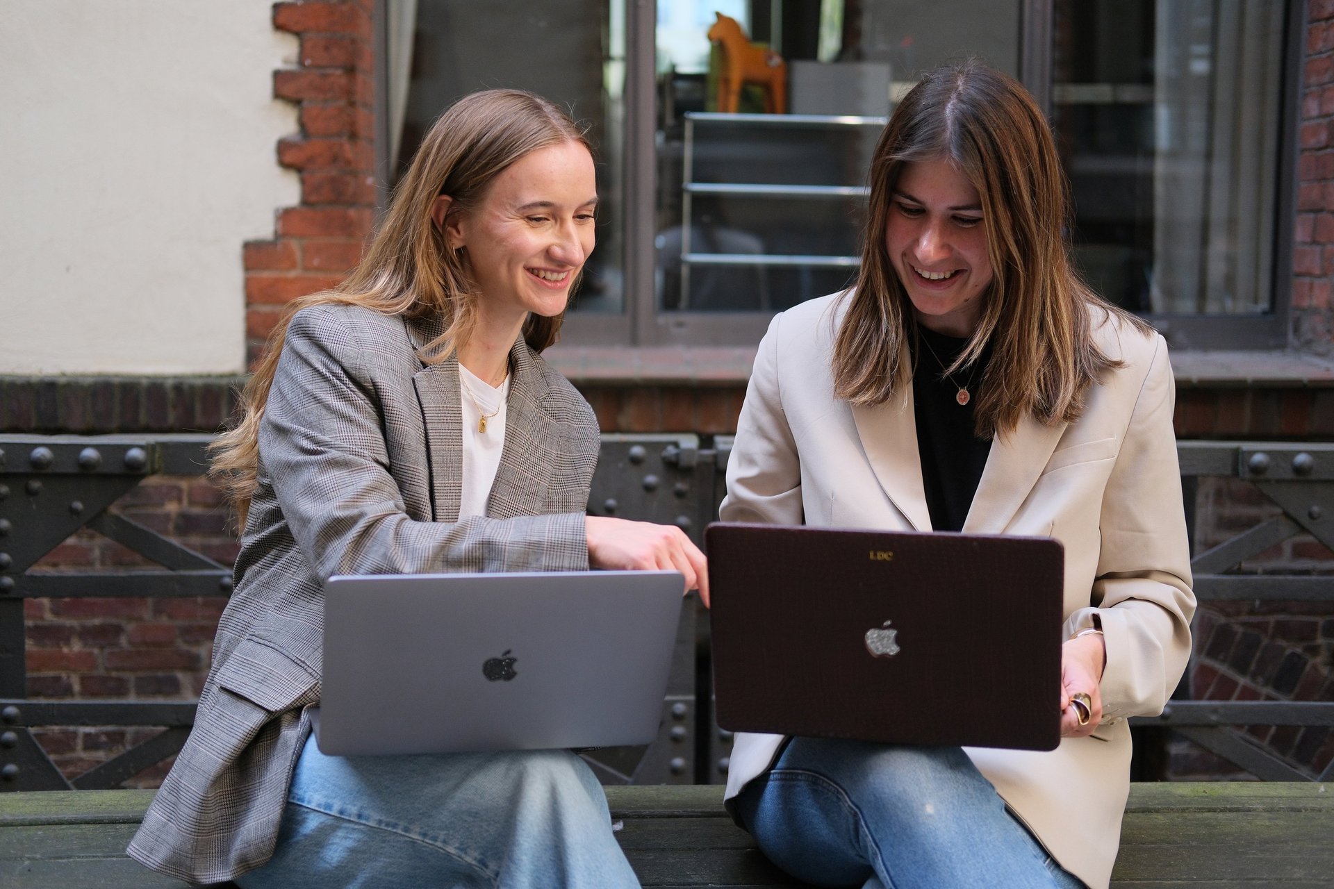 Co founders and Co CEO Laura and Malin