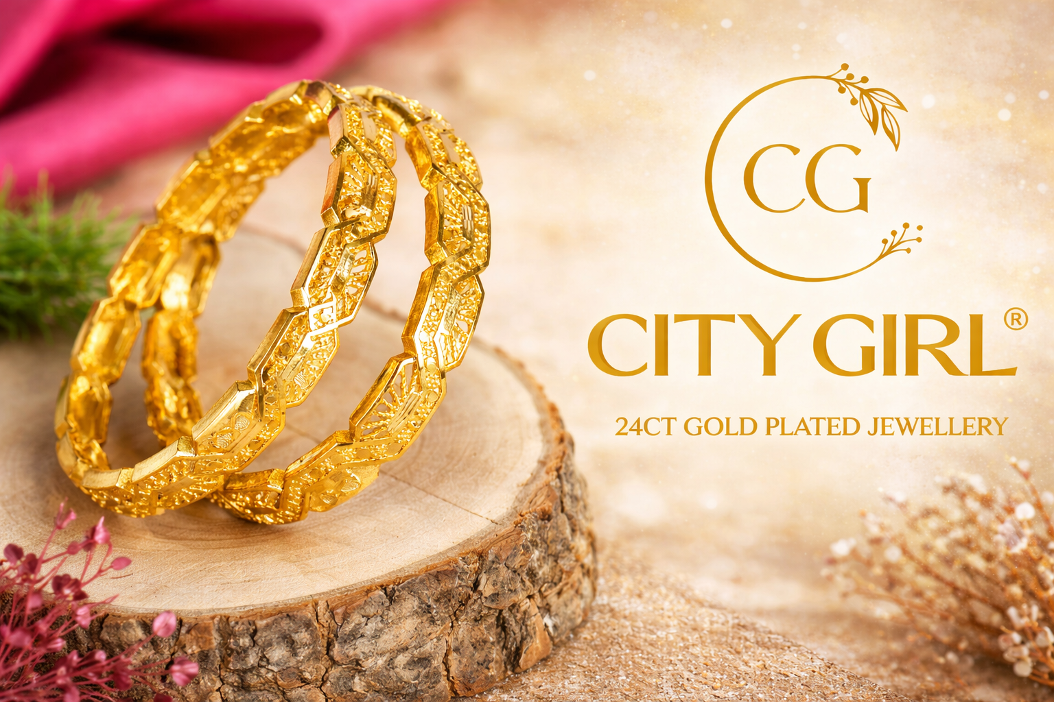 Gold imitation bangles India — affordable luxury jewellery citygirljewellery.com