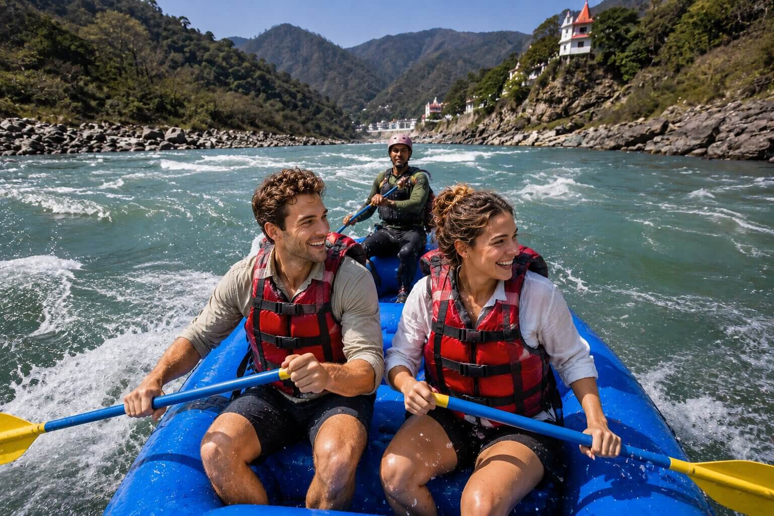 Water Rafting Adventure in Rishikesh in Himalayas