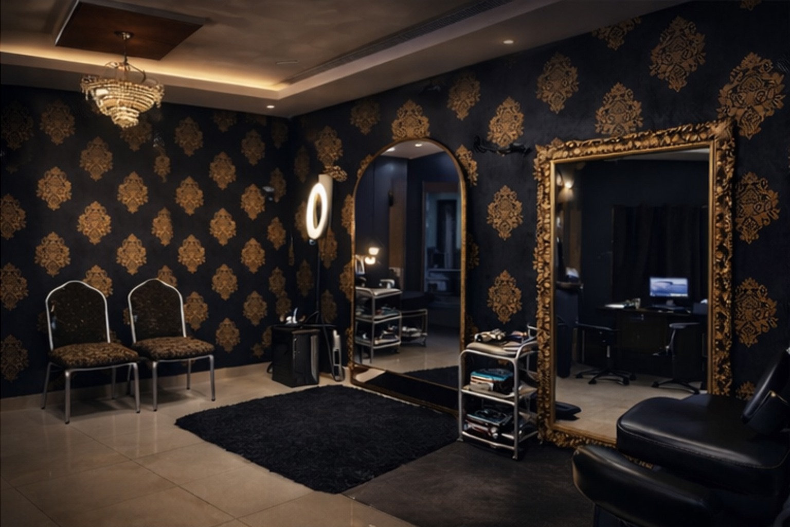 Premium tattoo studio interior at Krossinks Tattoo Studio Navi Mumbai