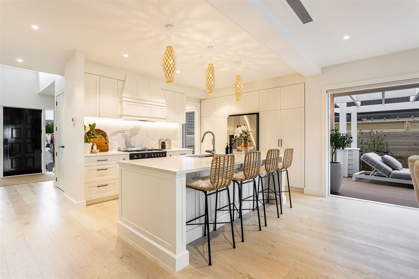 open plan KMD kitchen in Riverhead