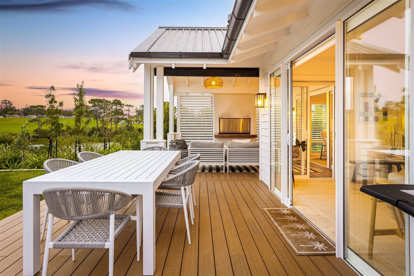 indoor outdoor flow wraparound deck