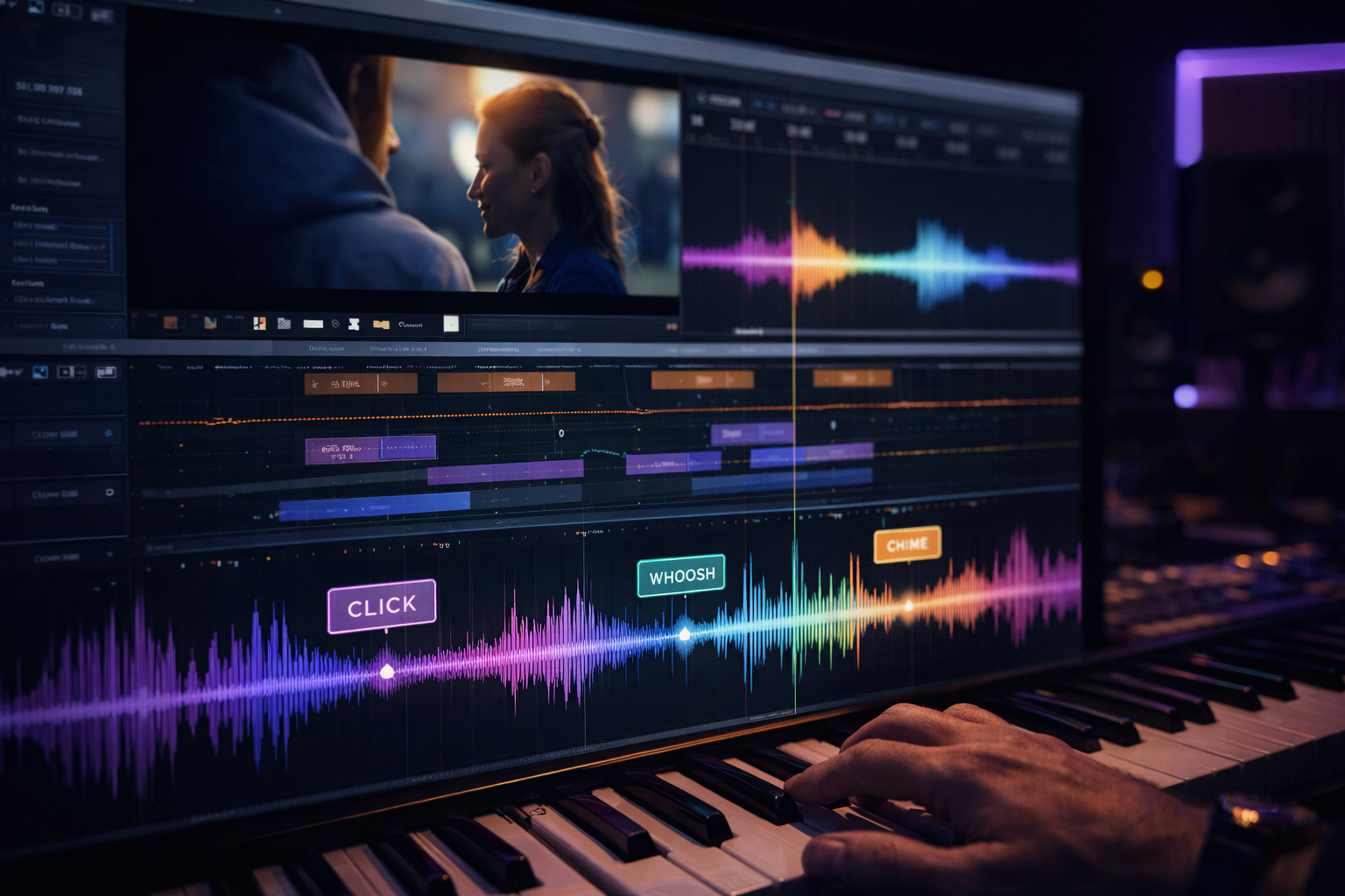 Station de création sonore et vidéo