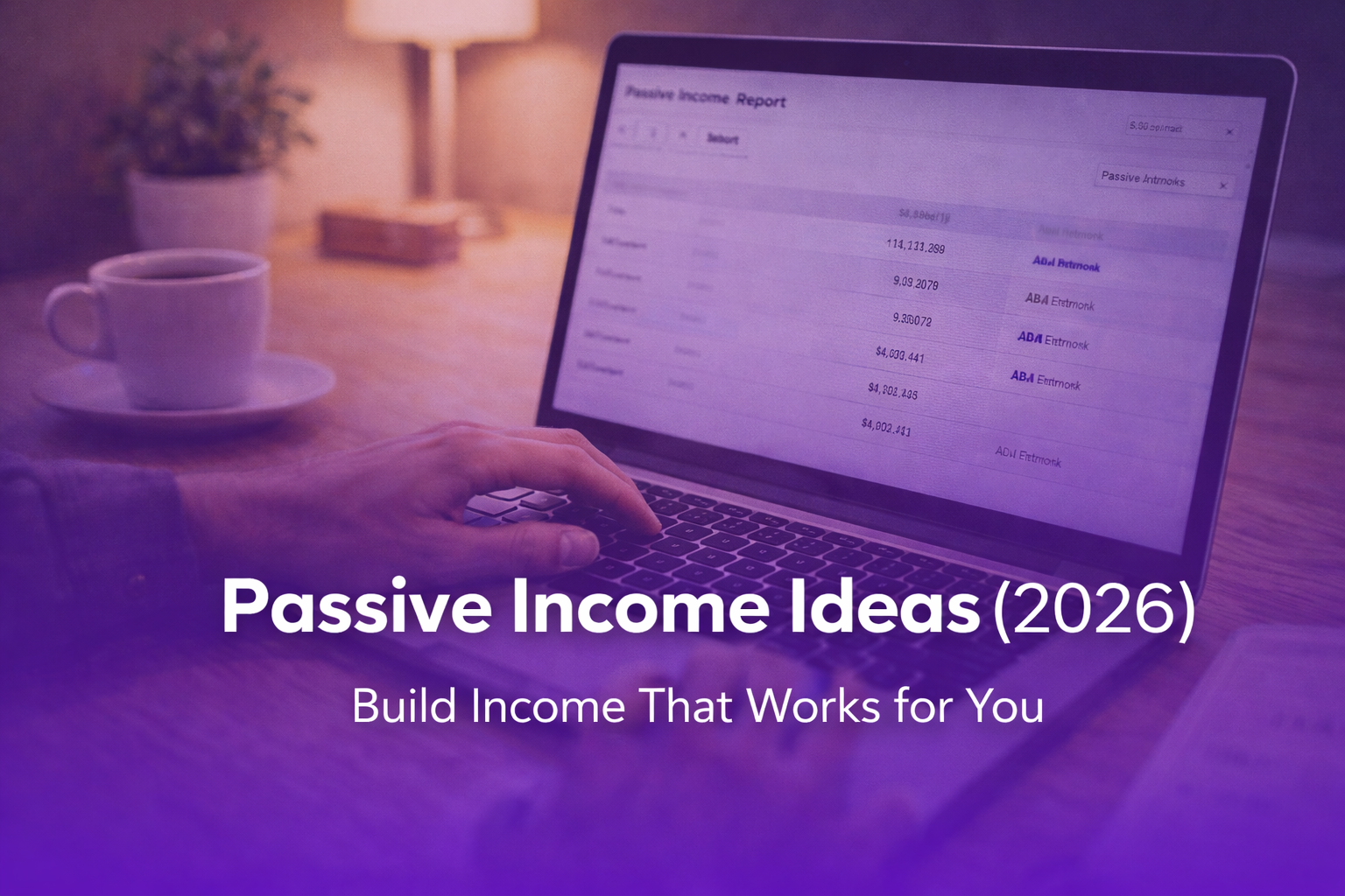 Passive Income Ideas That Actually Work in 2026