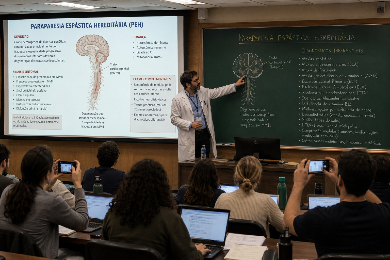 Paraparesia Espástica Hereditária; PEH; SPG