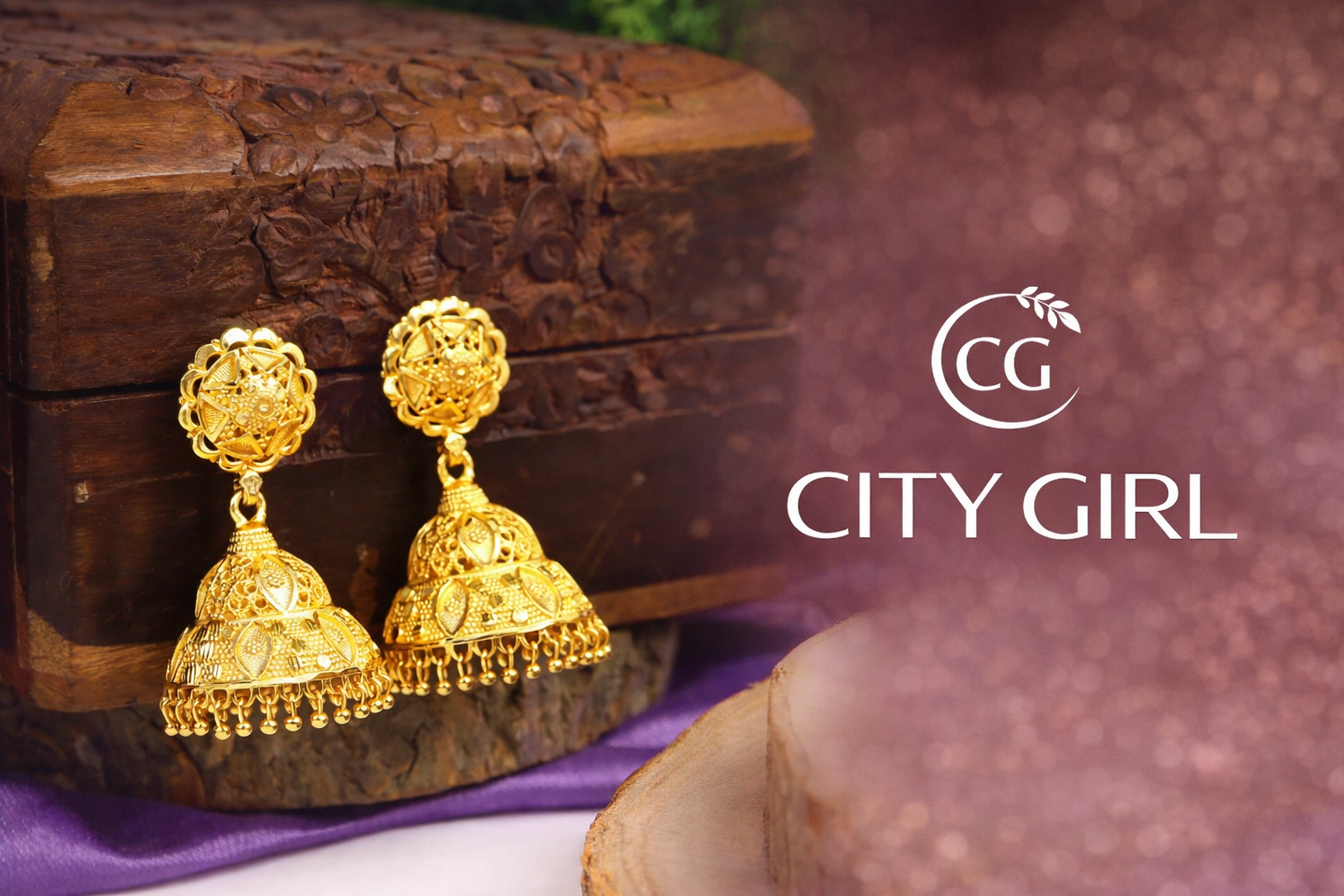 City Girl Jewellery 18 Carat Gold Plated Bridal Wear Party Wear