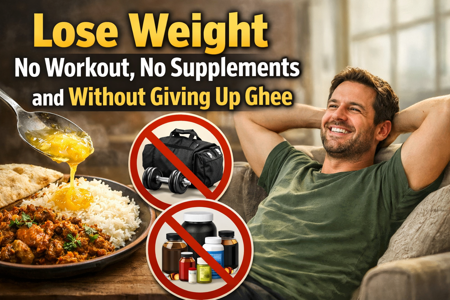 lose weight without gym without supplements Indian diet