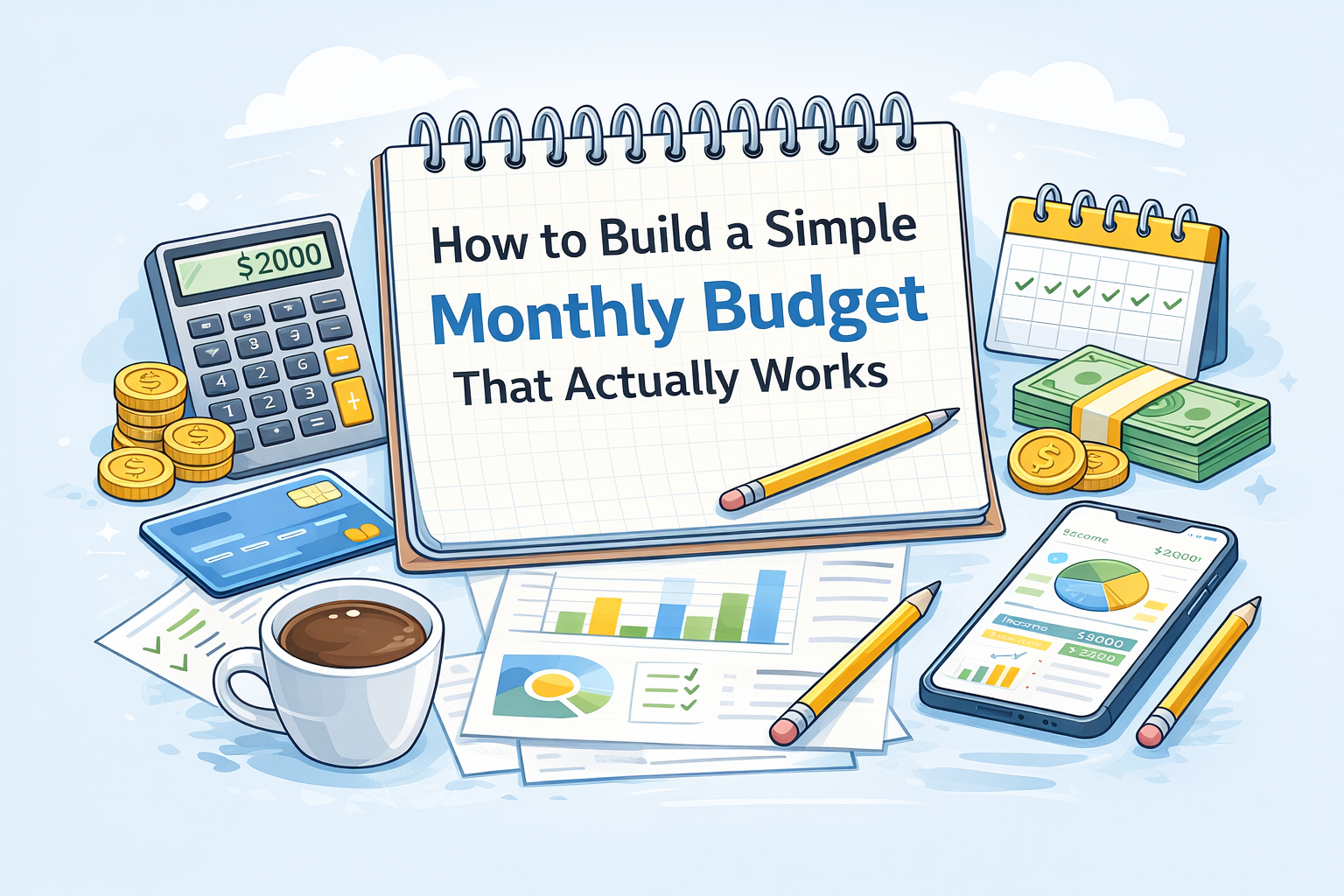 How to Build a Simple Monthly Budget That Actually Works_cleareveryday.com