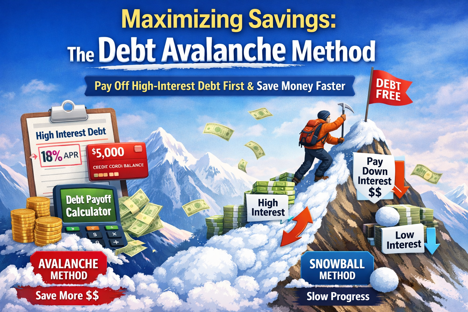Maximizing Savings Understanding the Debt Avalanche Method_cleareveryday.com
