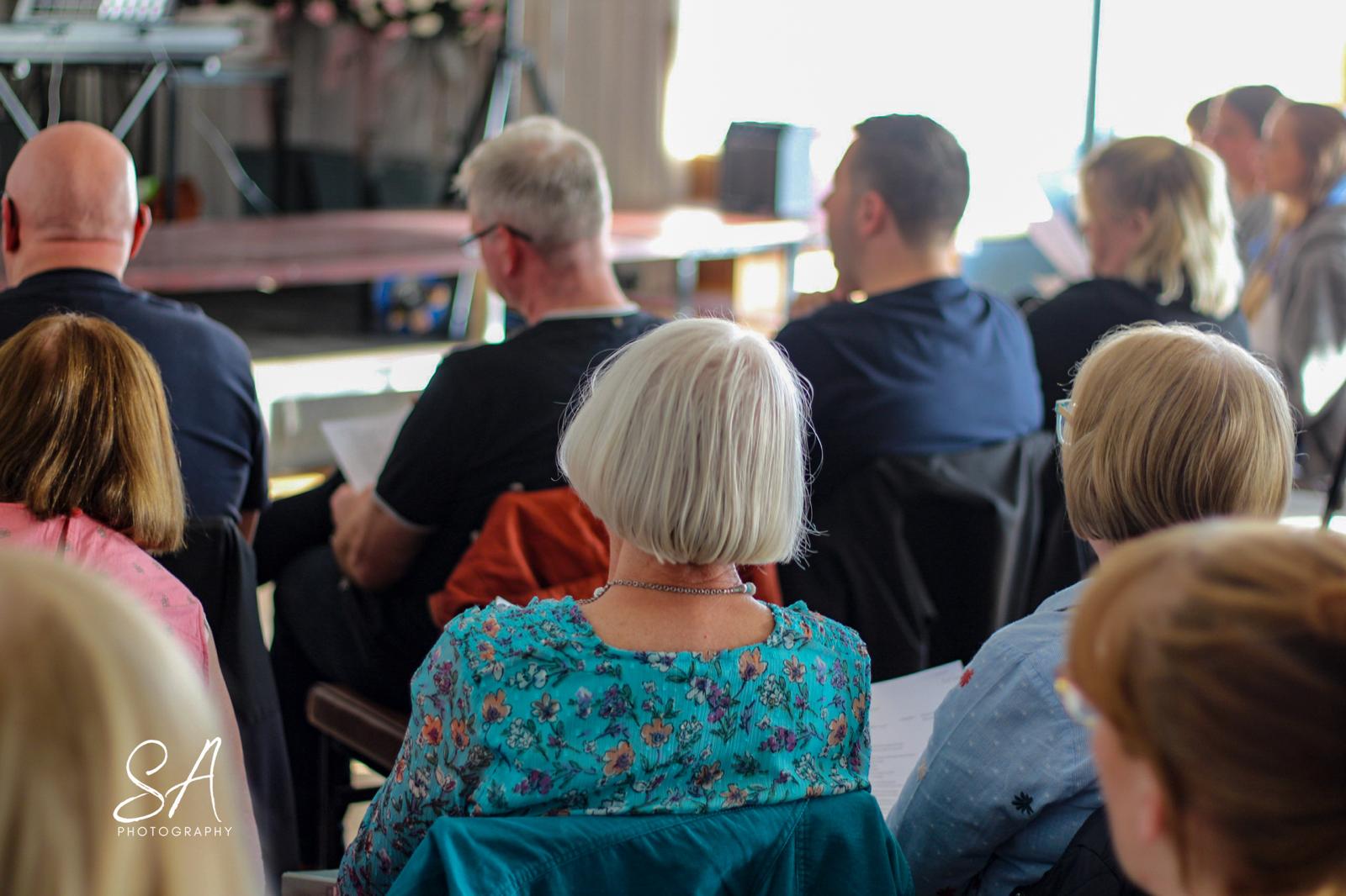 Choir in rehearsal