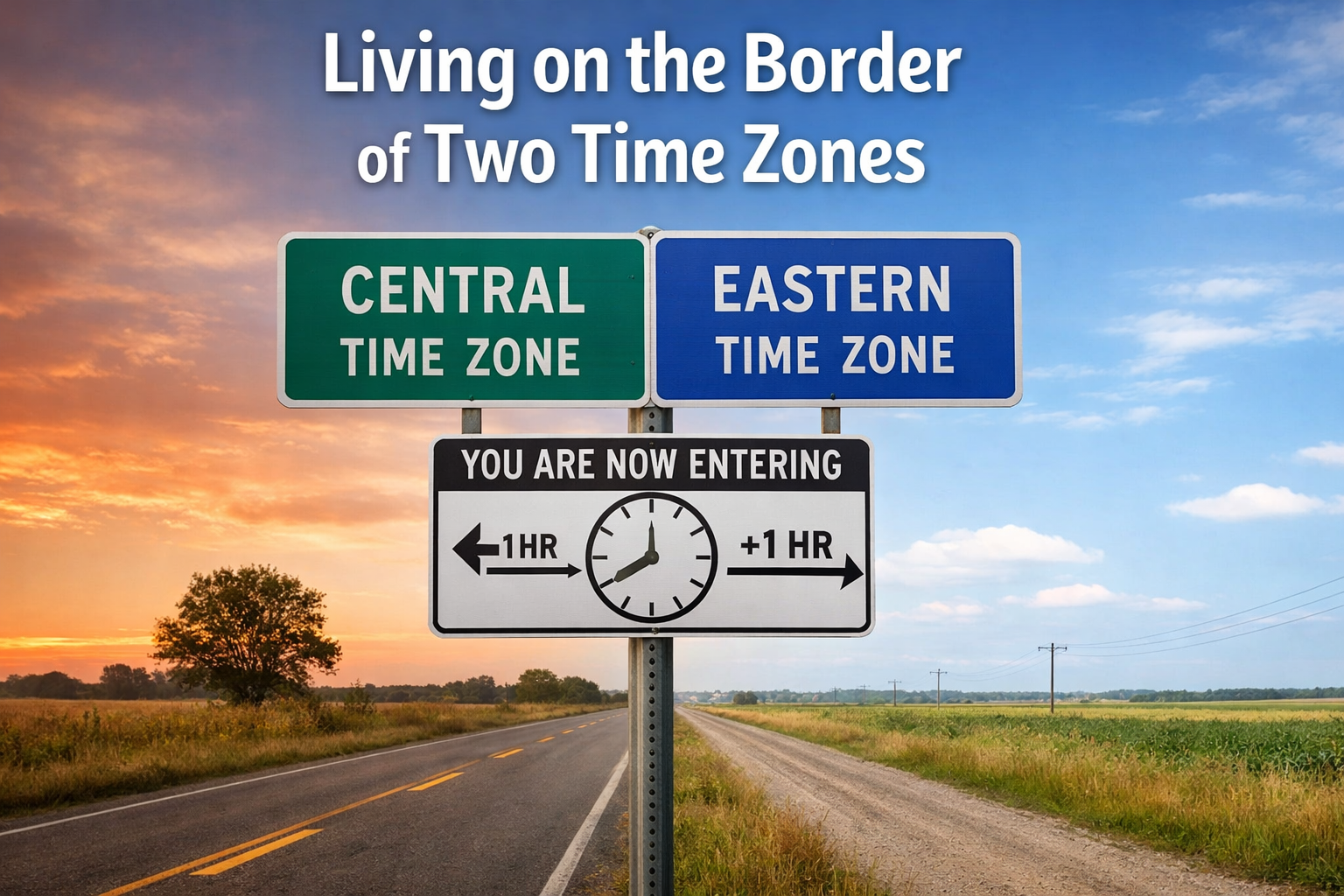 What Happens If You Live on or Near the Border of Two Time Zones_timenowonline.com