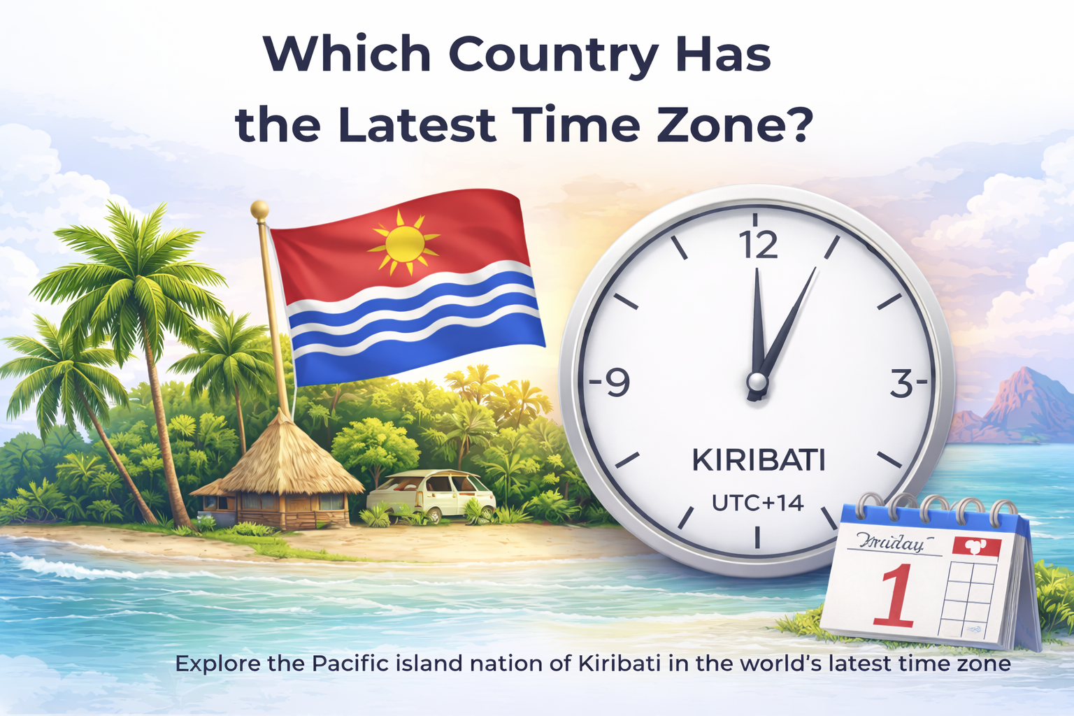 Which Country Has the Latest Time Zone in the World_timenowonline
