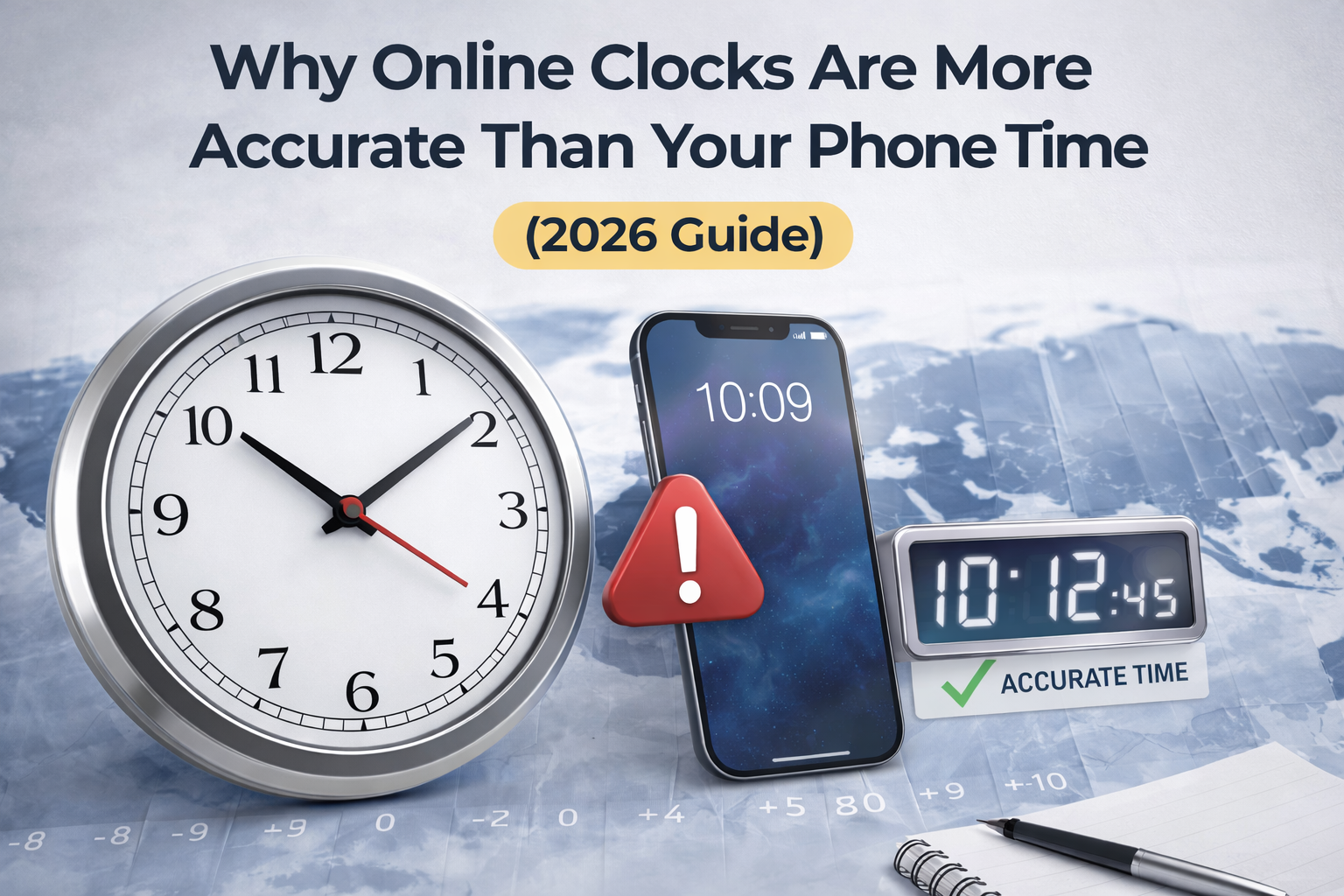 Why Online Clocks Are More Accurate Than Your Phone Time (2026 Guide)_timenowonline.com
