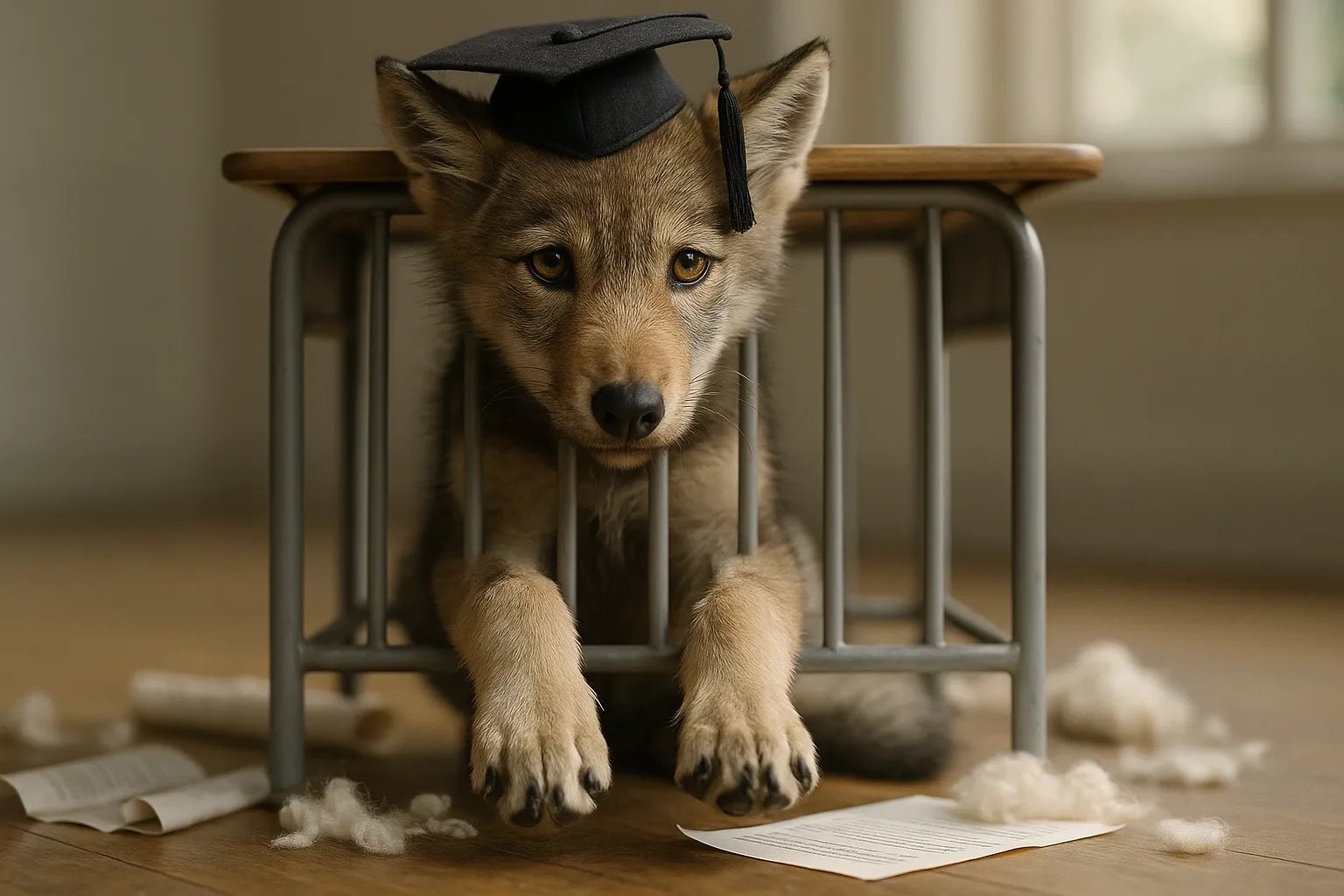 Symboliczna scena edukacji – refleksja nad rolą szkoły, systemu nauczania i jego wpływem na jednostkę