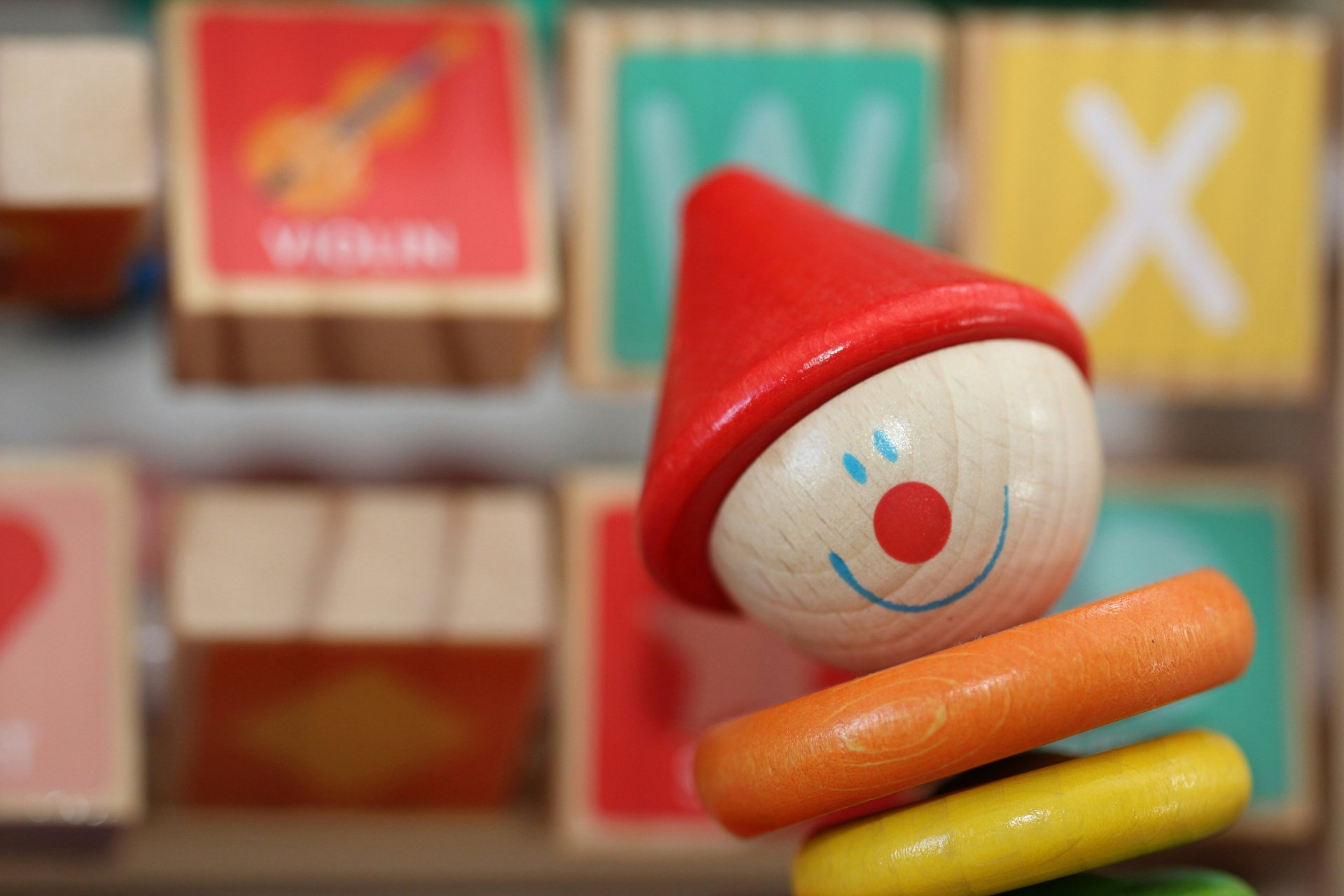 Child's toy, symbolizing Bandura's social learning experiment for self-efficacy.