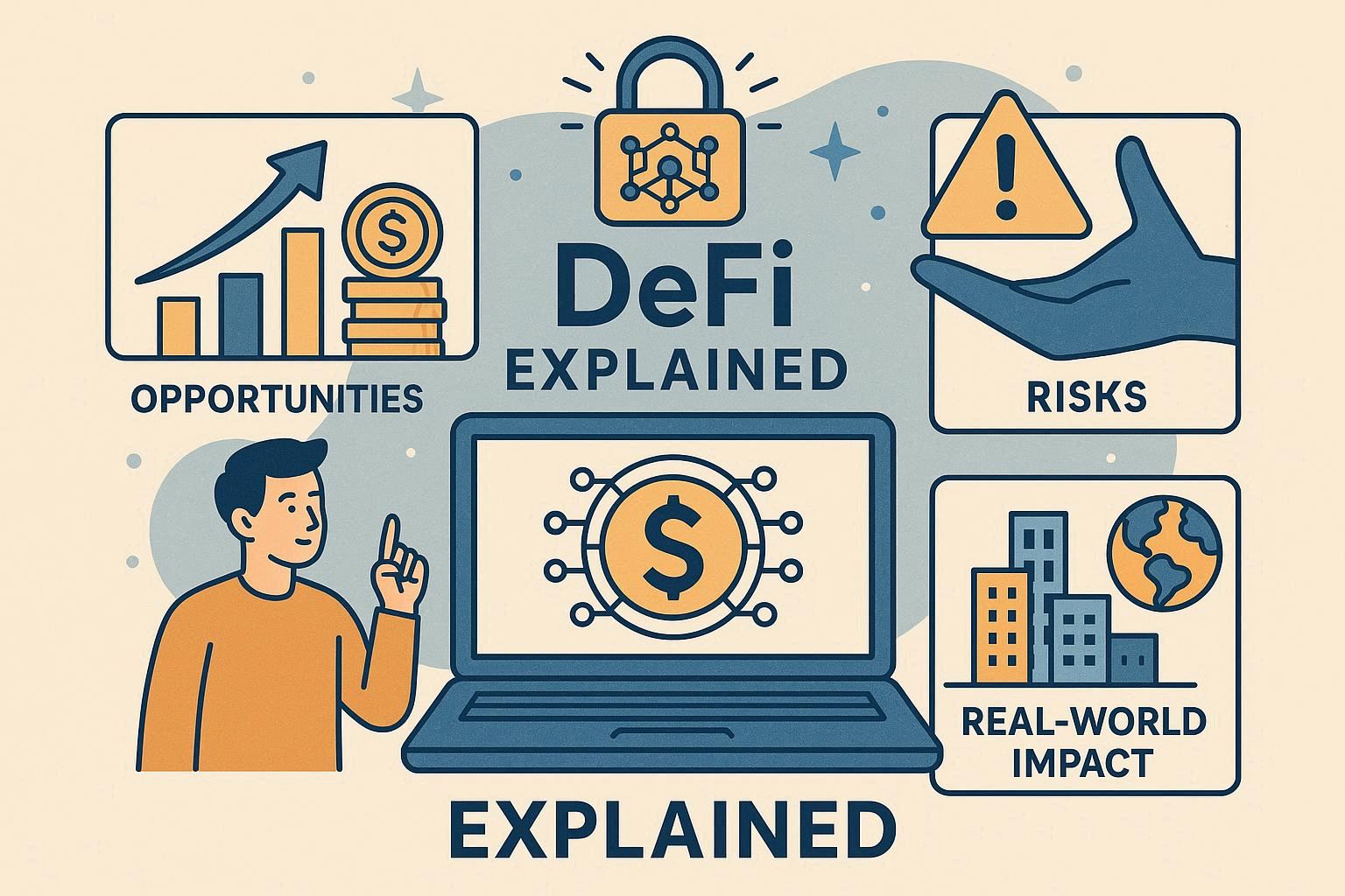 DeFi (Decentralized Finance) Explained: Unlocking the Future of Finance — Opportunities, Risks, and