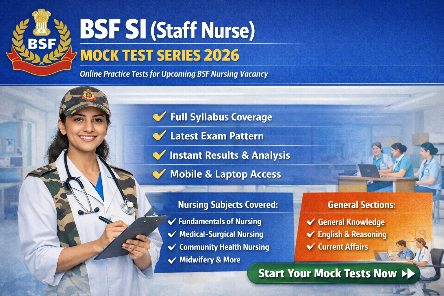 a nurse in uniform holding a tablet computer