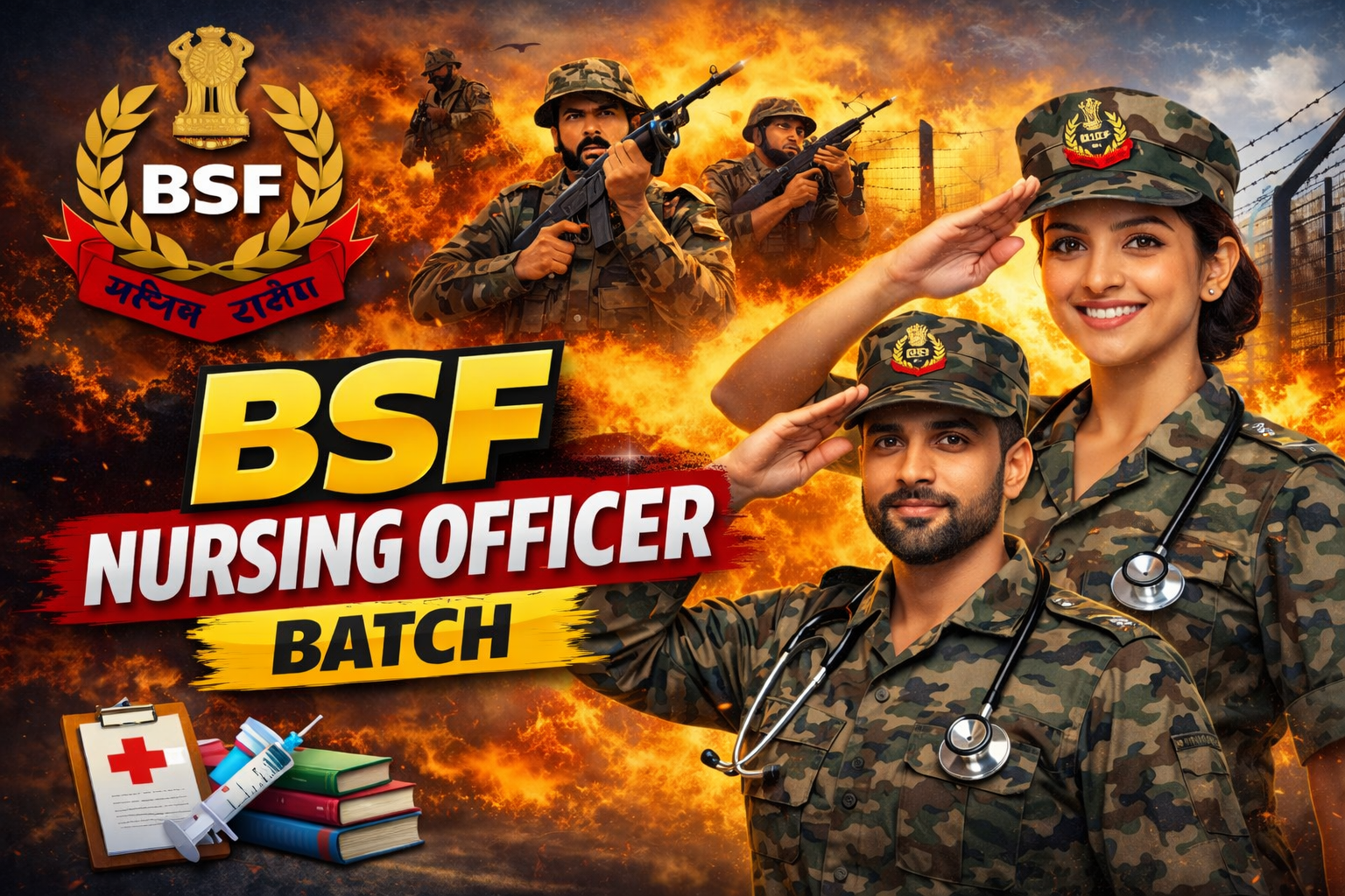 bsf nursing officer 2026